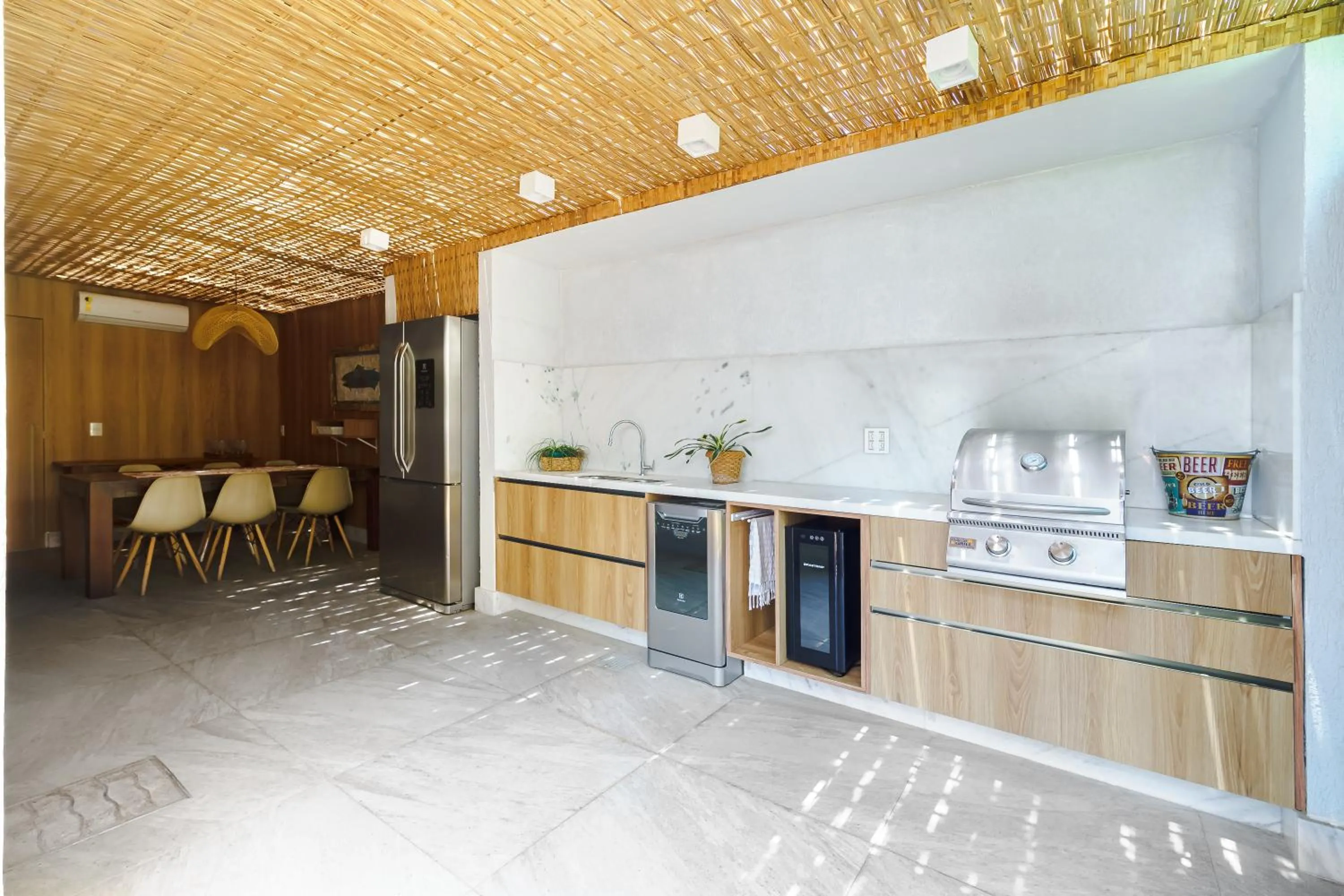 BBQ facilities in Pousada Maré Búzios