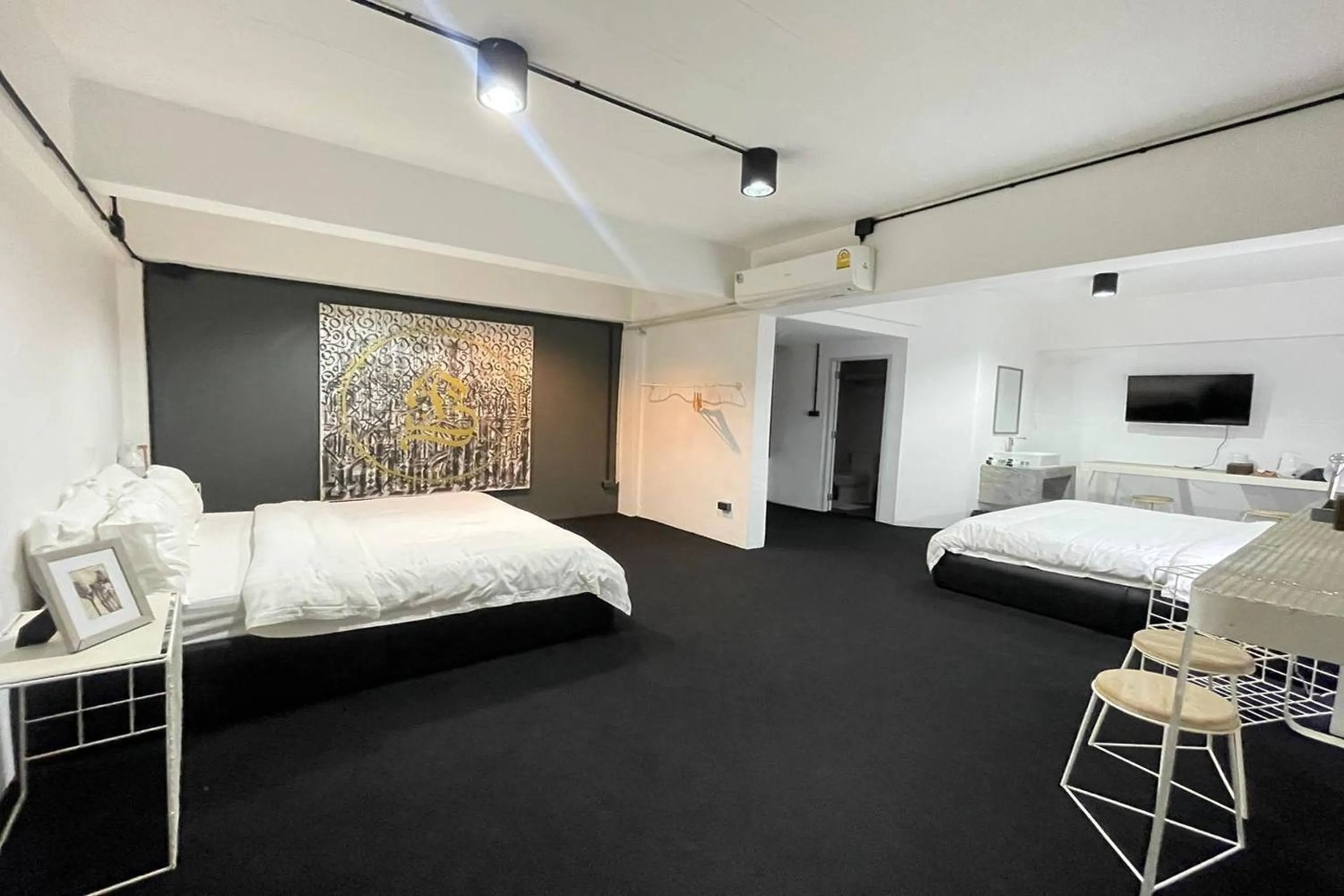 Bedroom, Bed in BW Studios thai art style