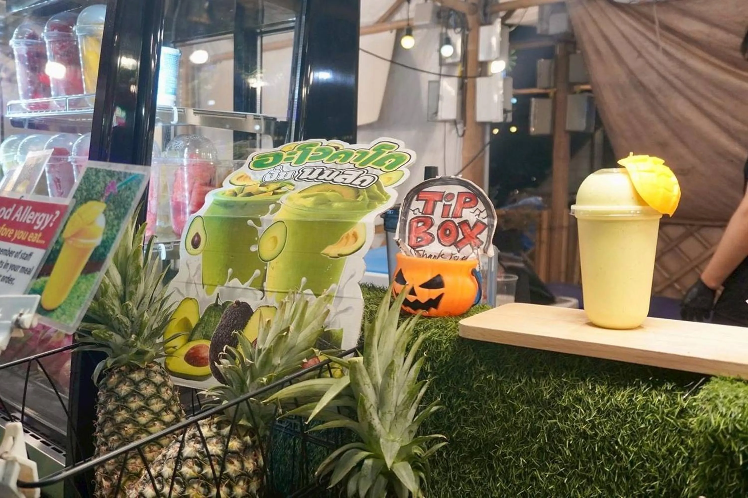 Nearby landmark in BW Studios thai art style