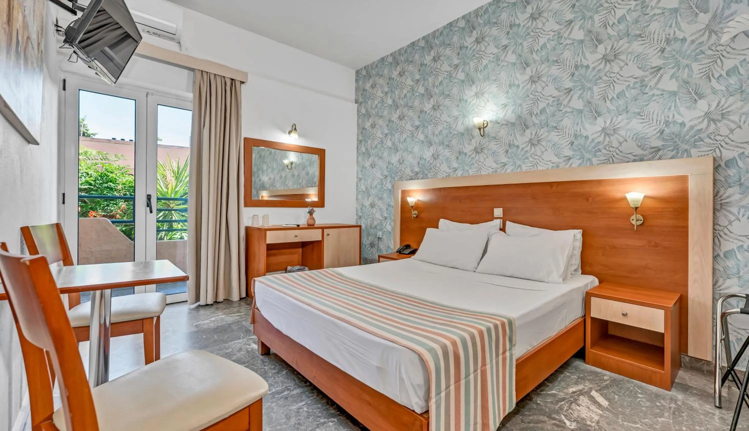 Bed in Erato Hotel