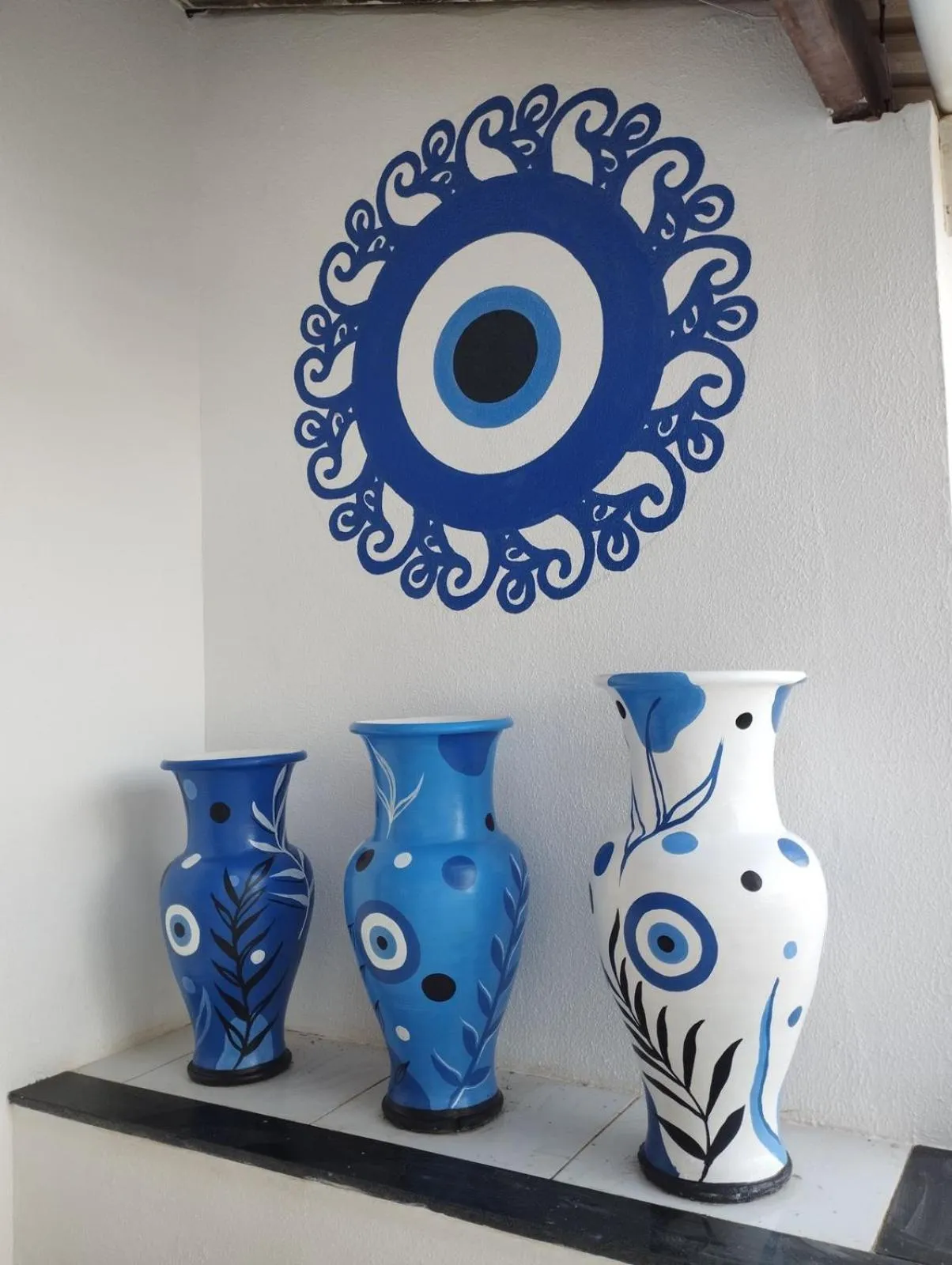 Decorative detail in Milano Hotel Pousada Canoa Quebrada