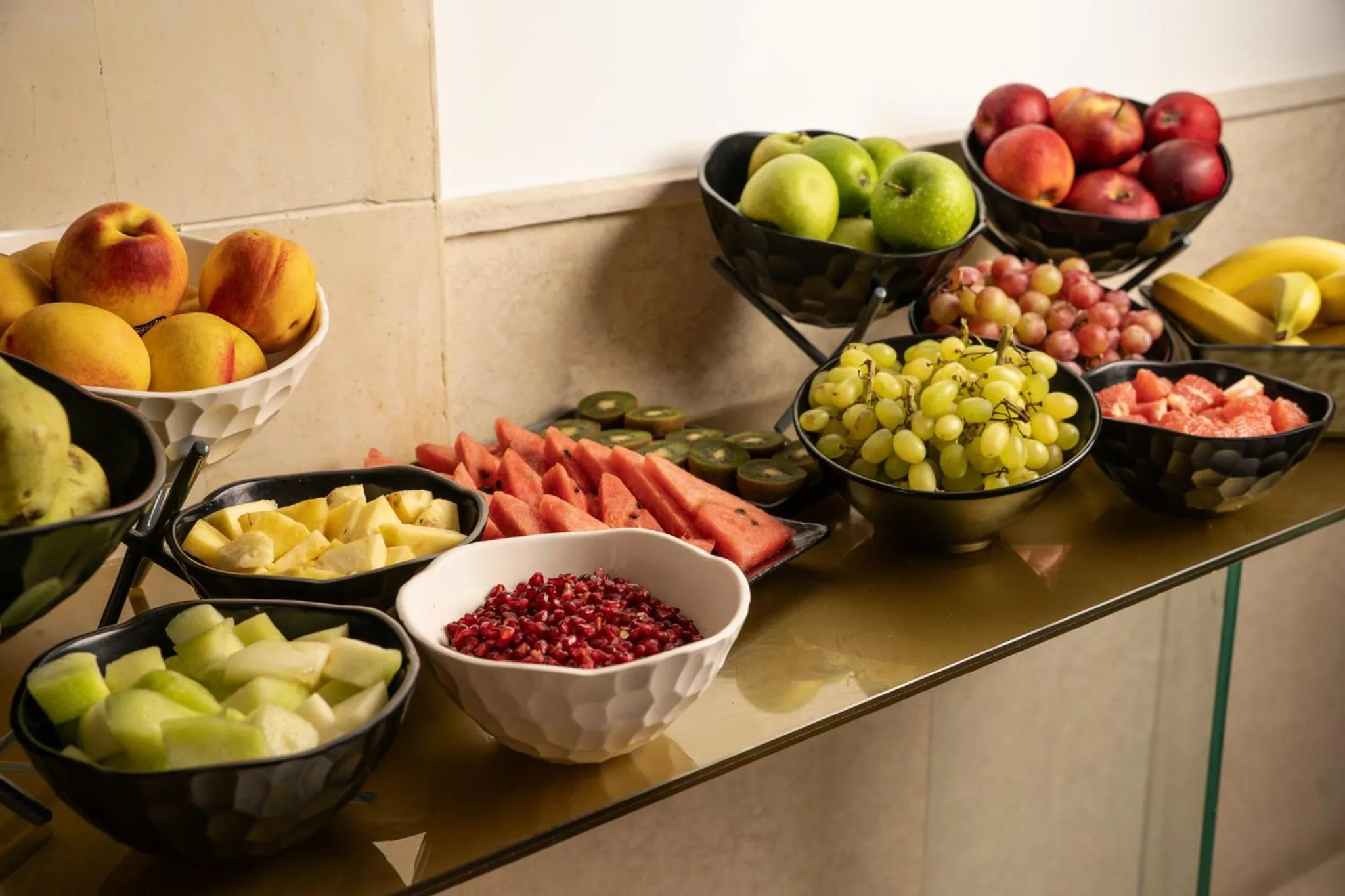 Buffet breakfast in Athenaeum Eridanus Luxury Hotel