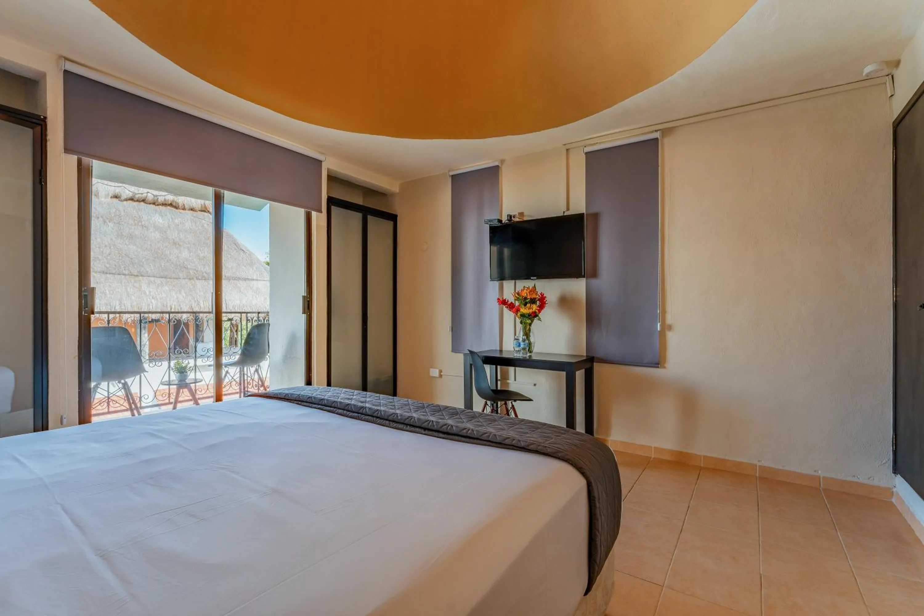 Bed in Hotel Brisas 5a AV, Playa del Carmen