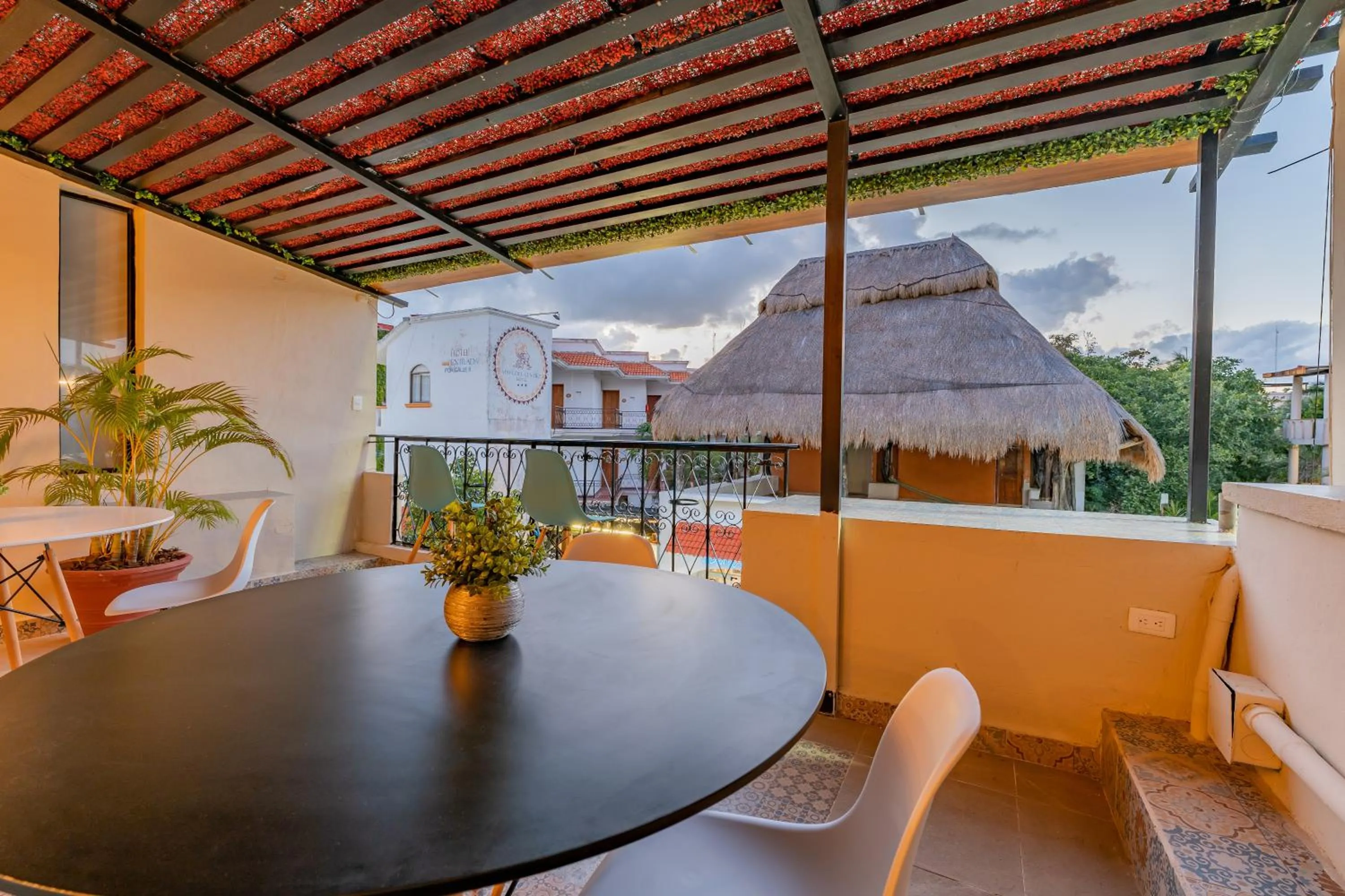 Balcony/Terrace in Hotel Brisas 5a AV, Playa del Carmen