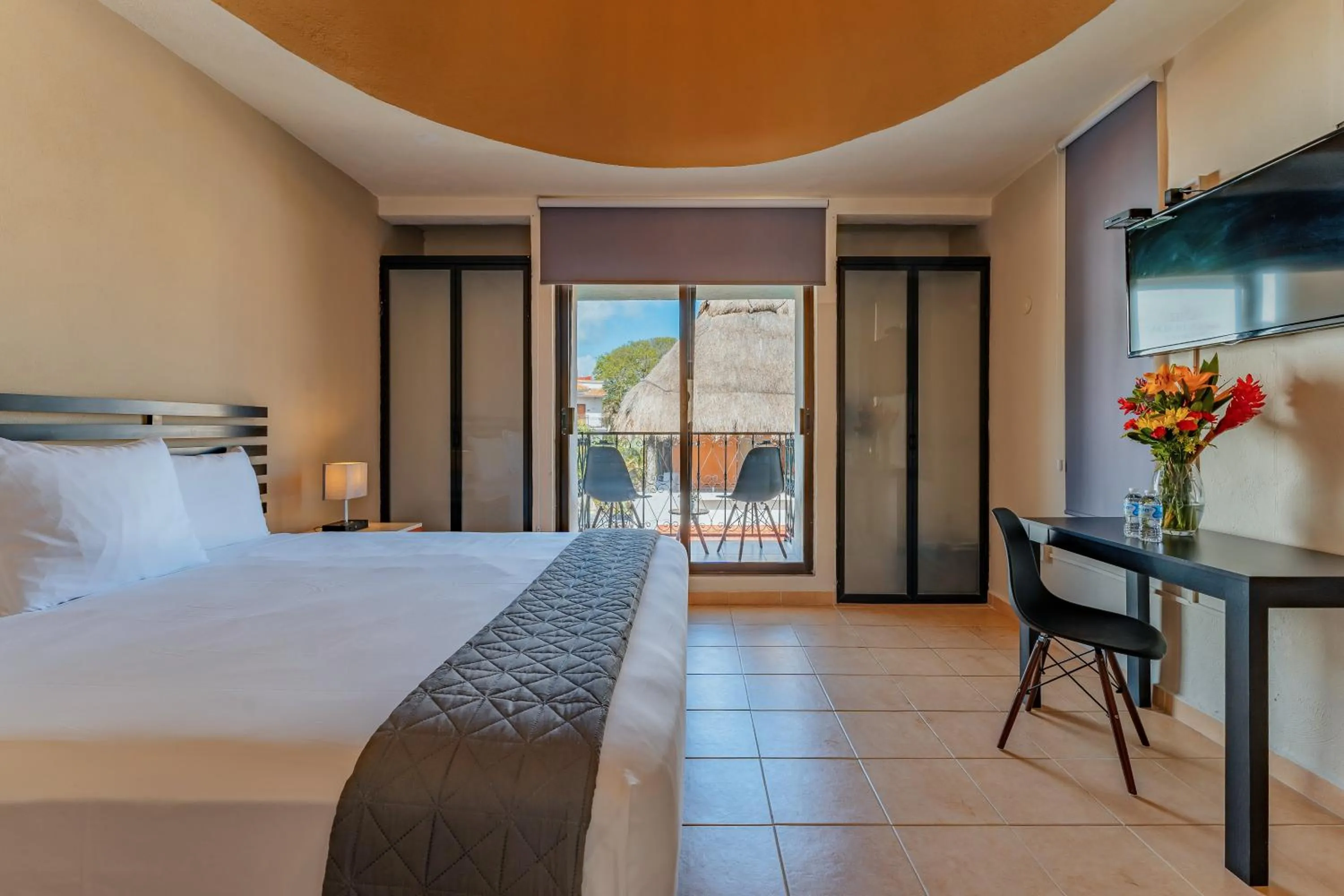 Bed in Hotel Brisas 5a AV, Playa del Carmen