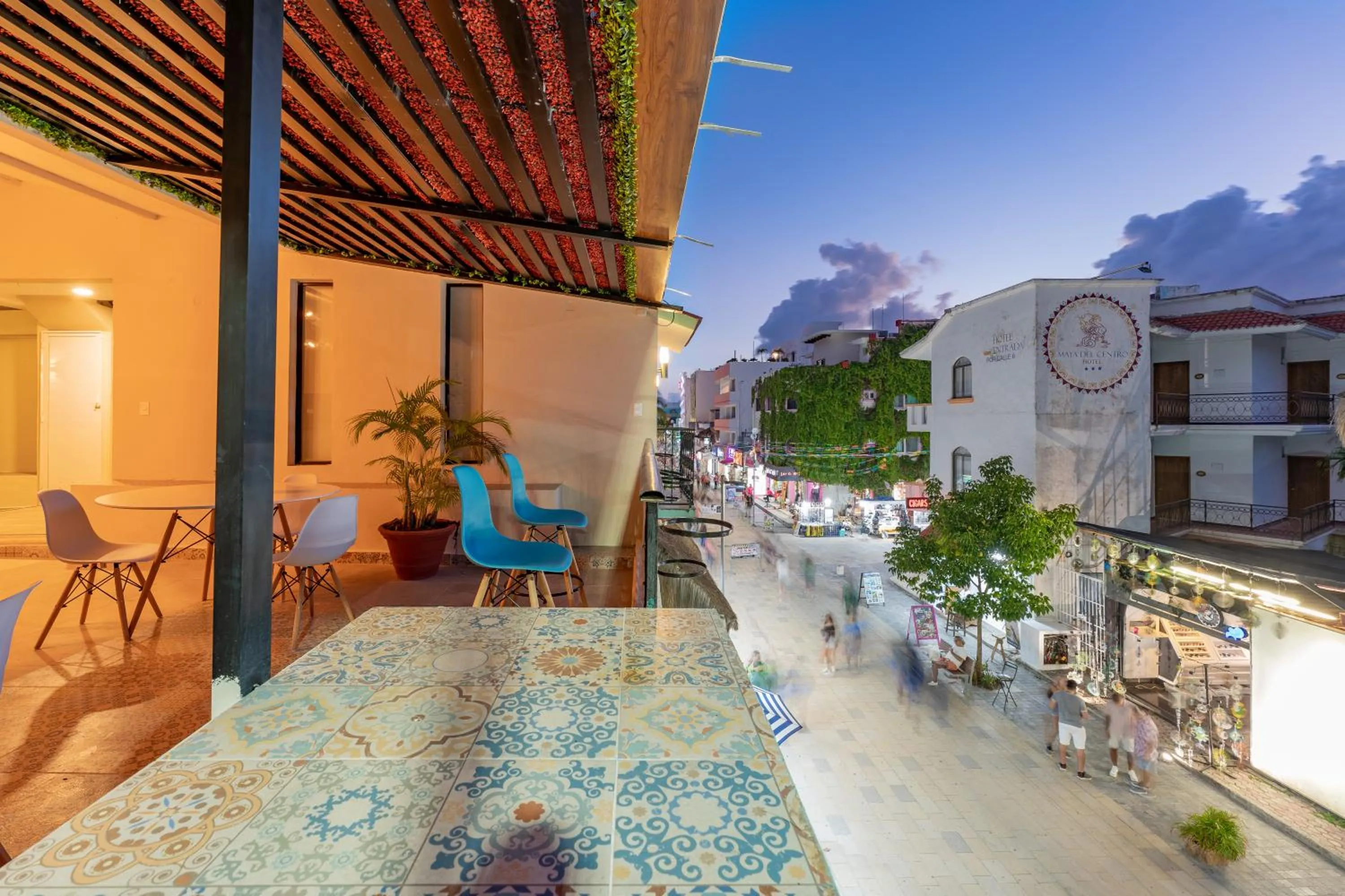 Balcony/Terrace in Hotel Brisas 5a AV, Playa del Carmen