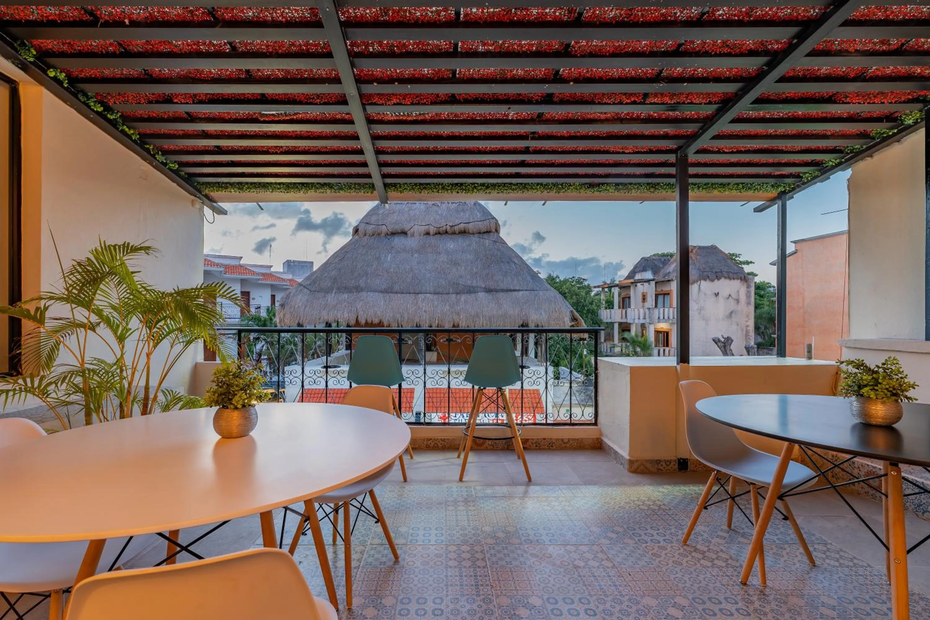 Balcony/Terrace in Hotel Brisas 5a AV, Playa del Carmen