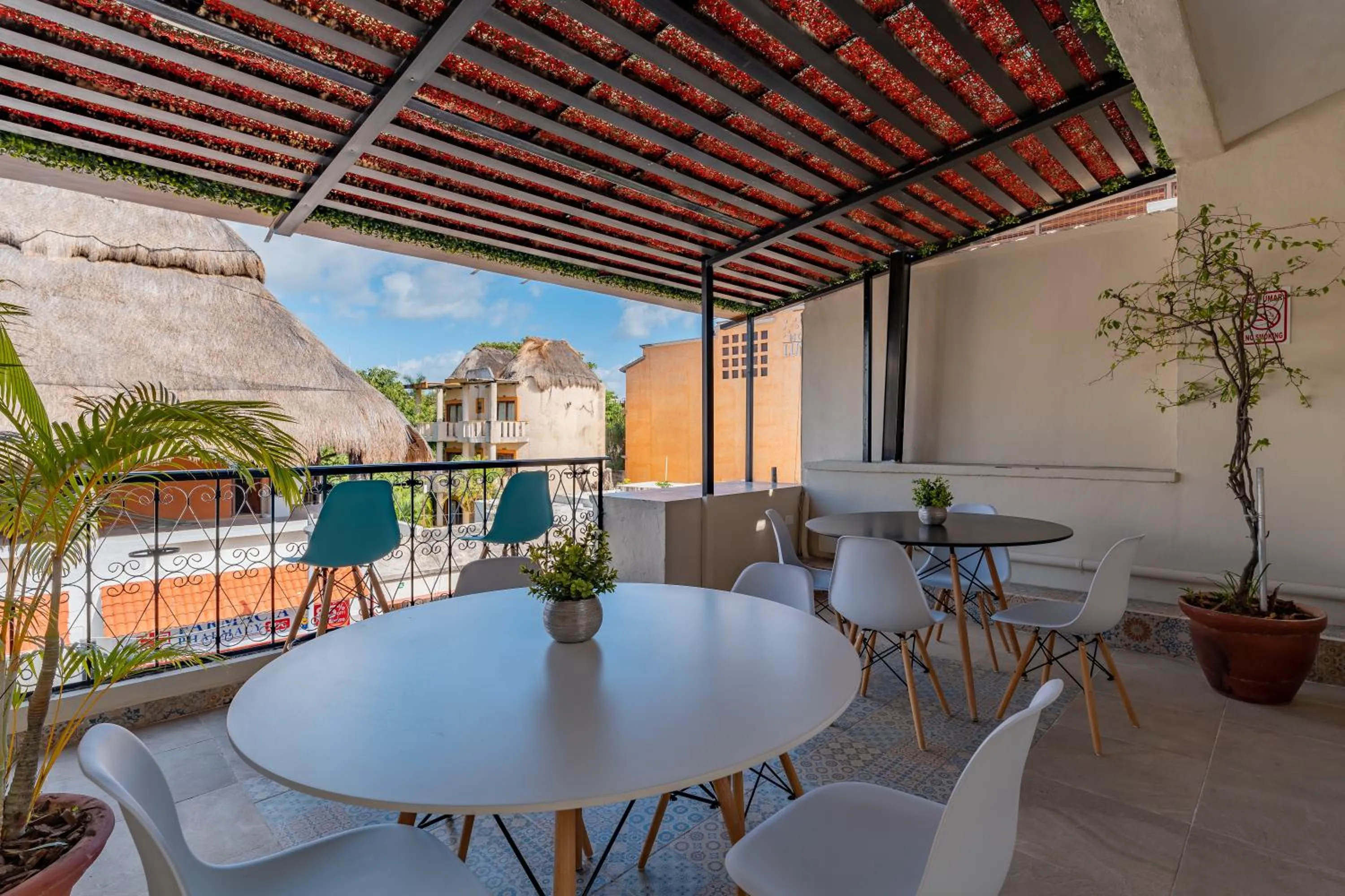 Balcony/Terrace in Hotel Brisas 5a AV, Playa del Carmen