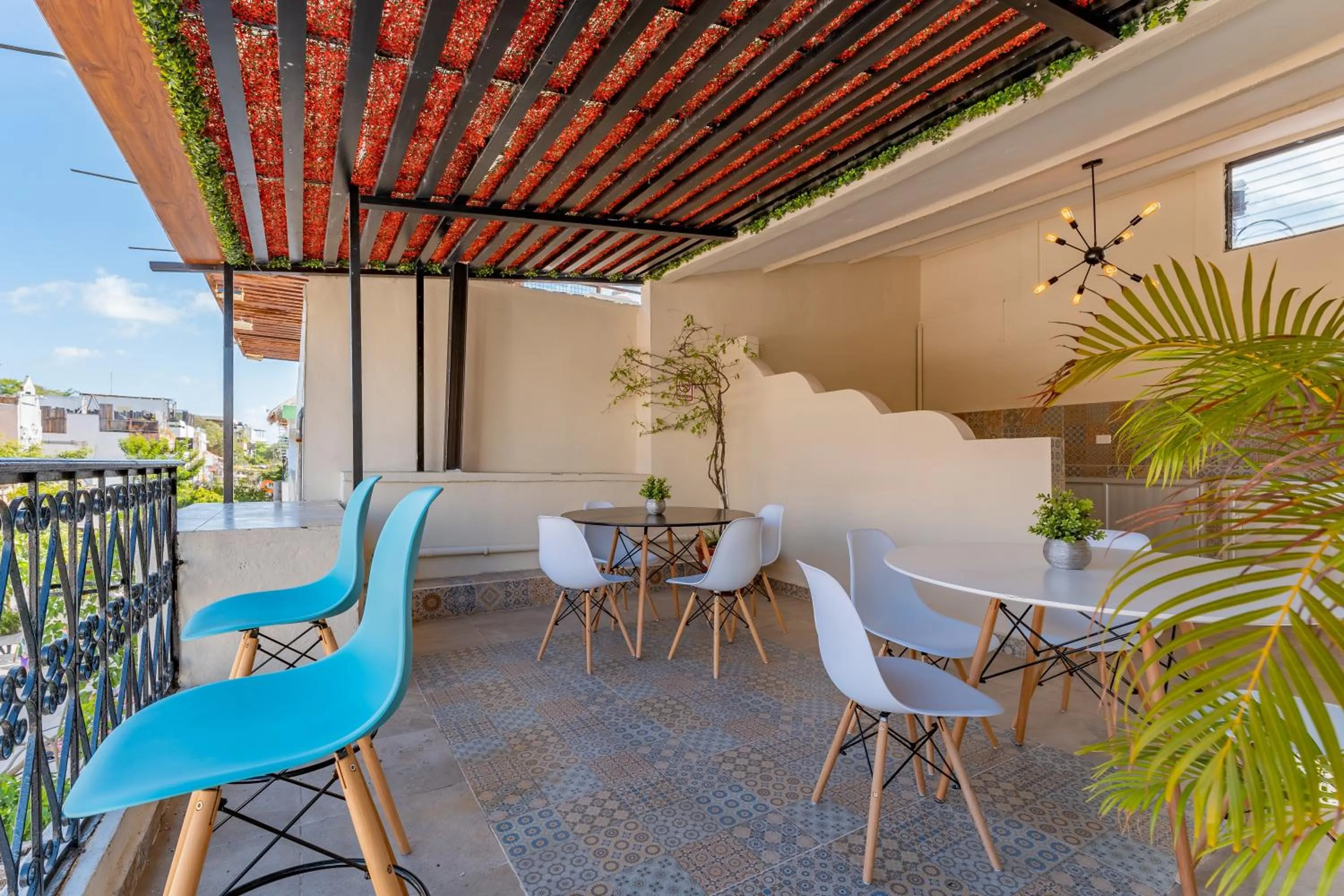 Balcony/Terrace in Hotel Brisas 5a AV, Playa del Carmen