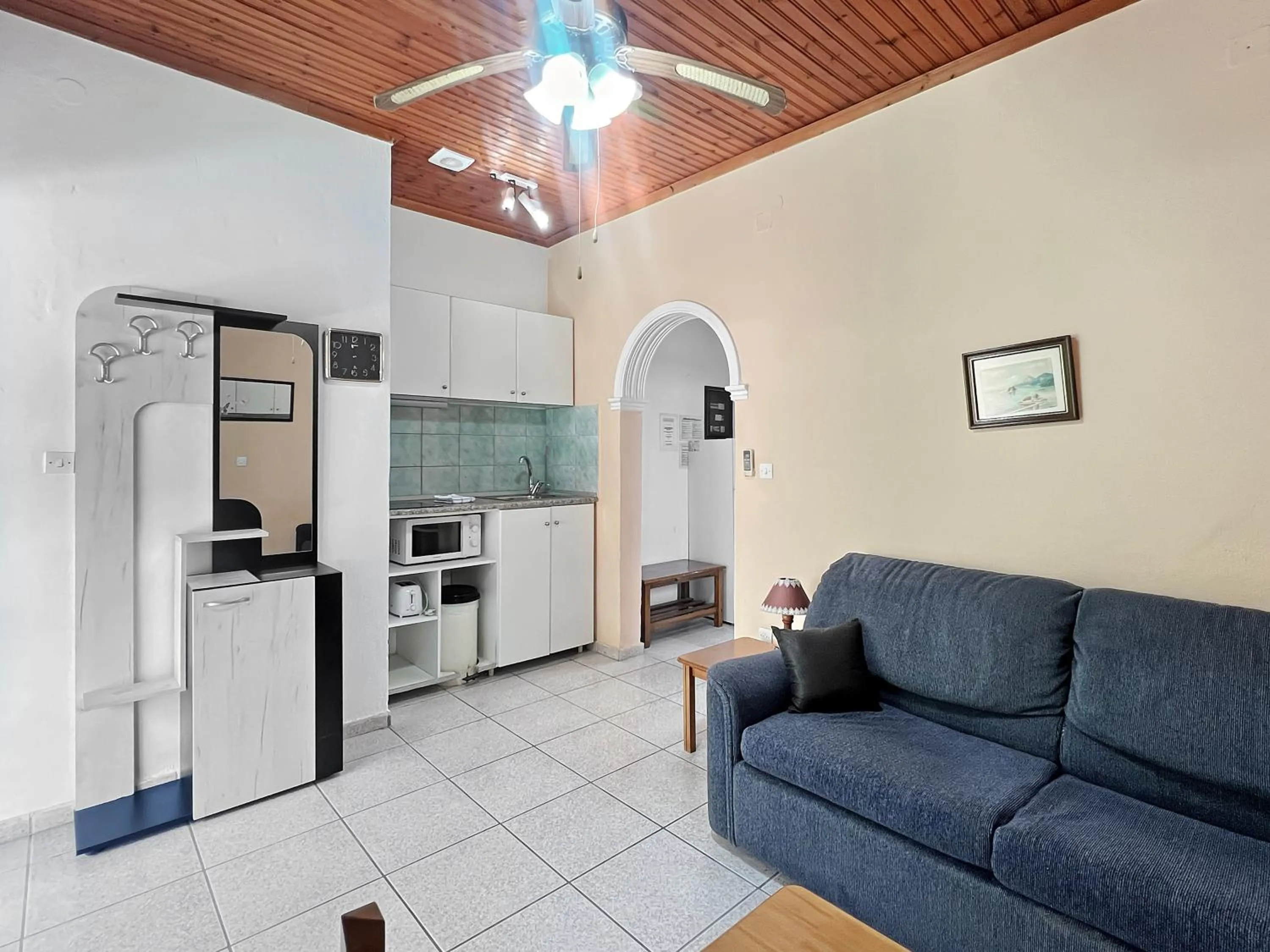 Kitchen or kitchenette in Corfu Andromaches Holiday Apartments