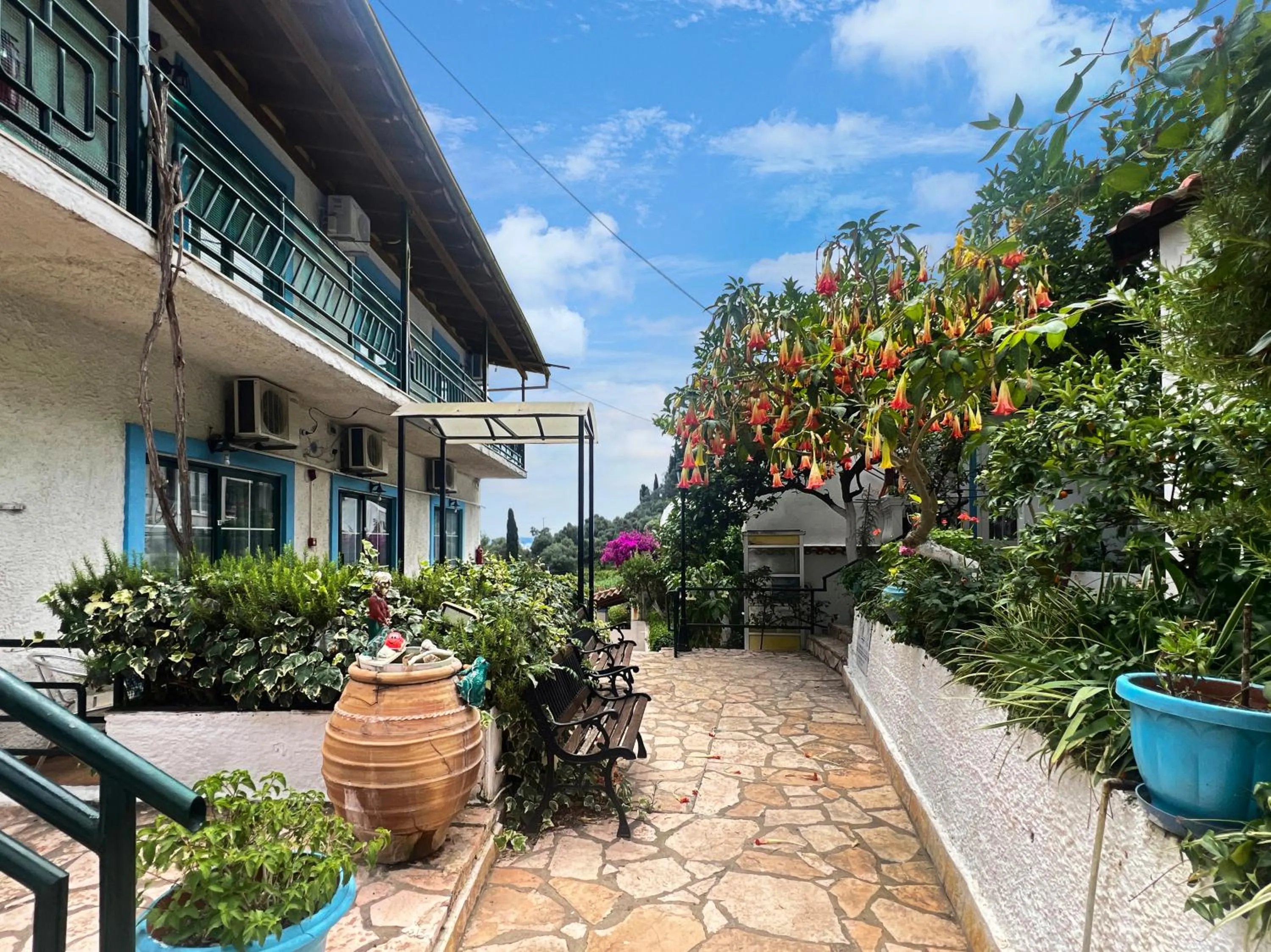 Property building in Corfu Andromaches Holiday Apartments