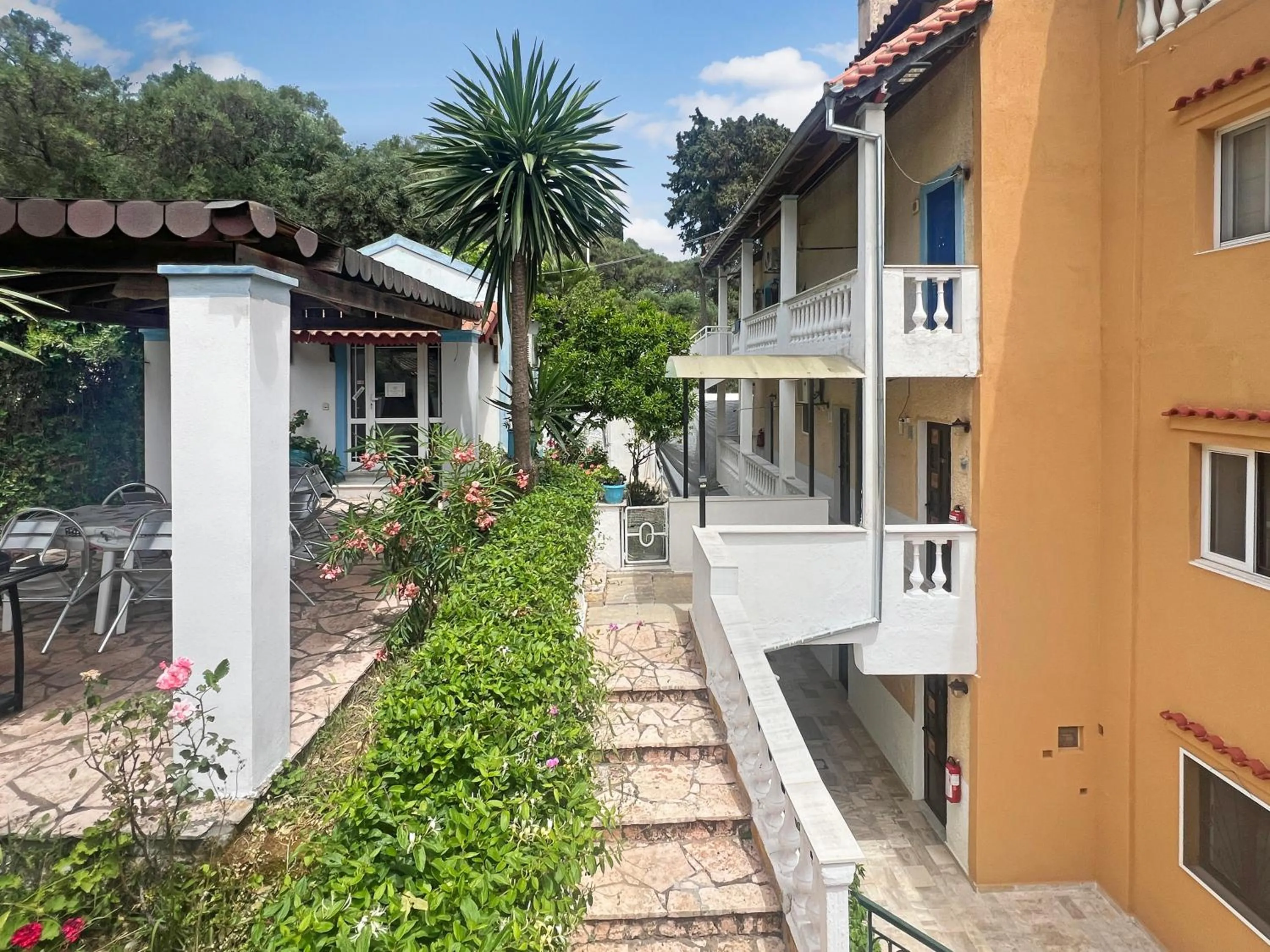 Property building in Corfu Andromaches Holiday Apartments