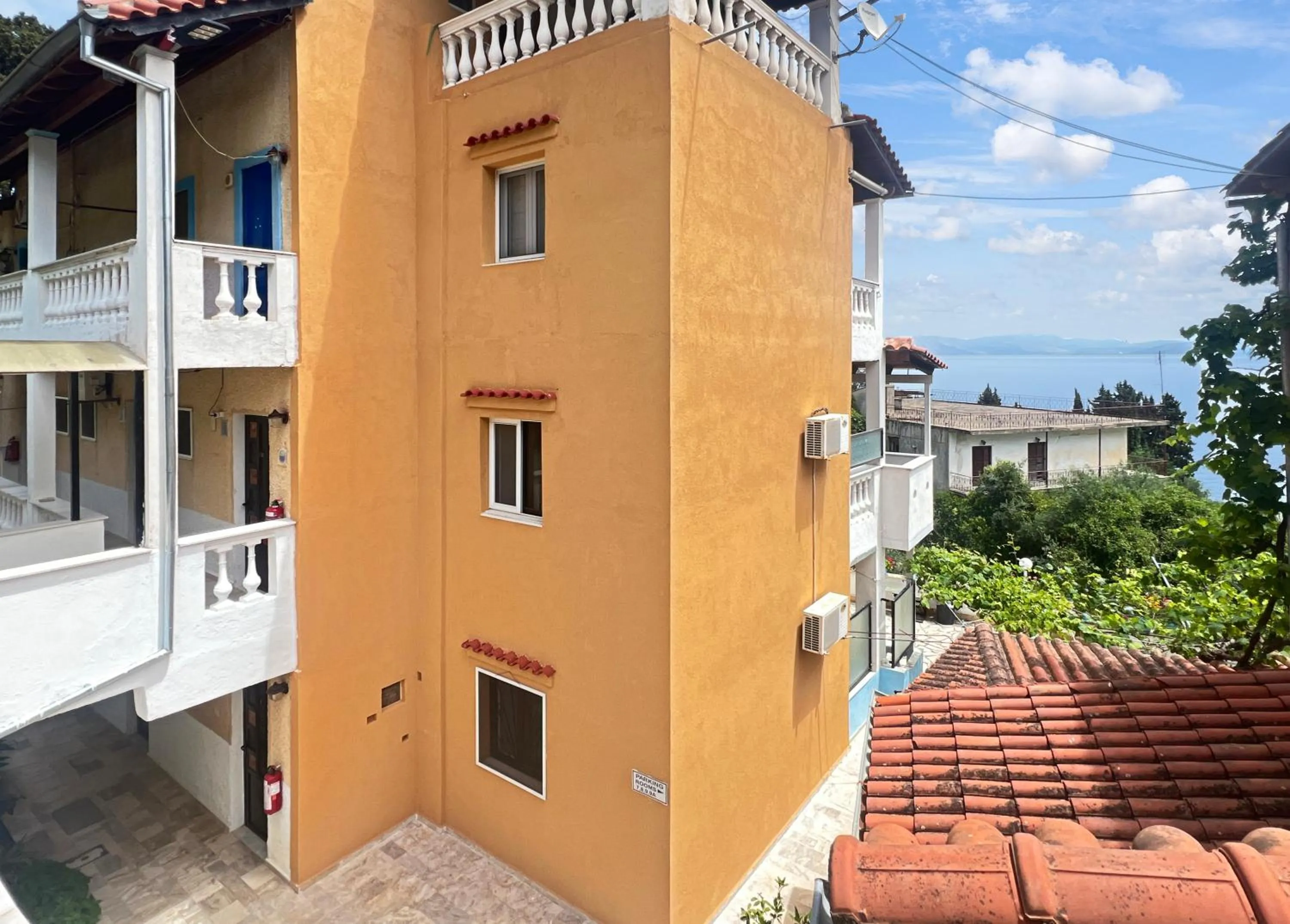 Property building in Corfu Andromaches Holiday Apartments