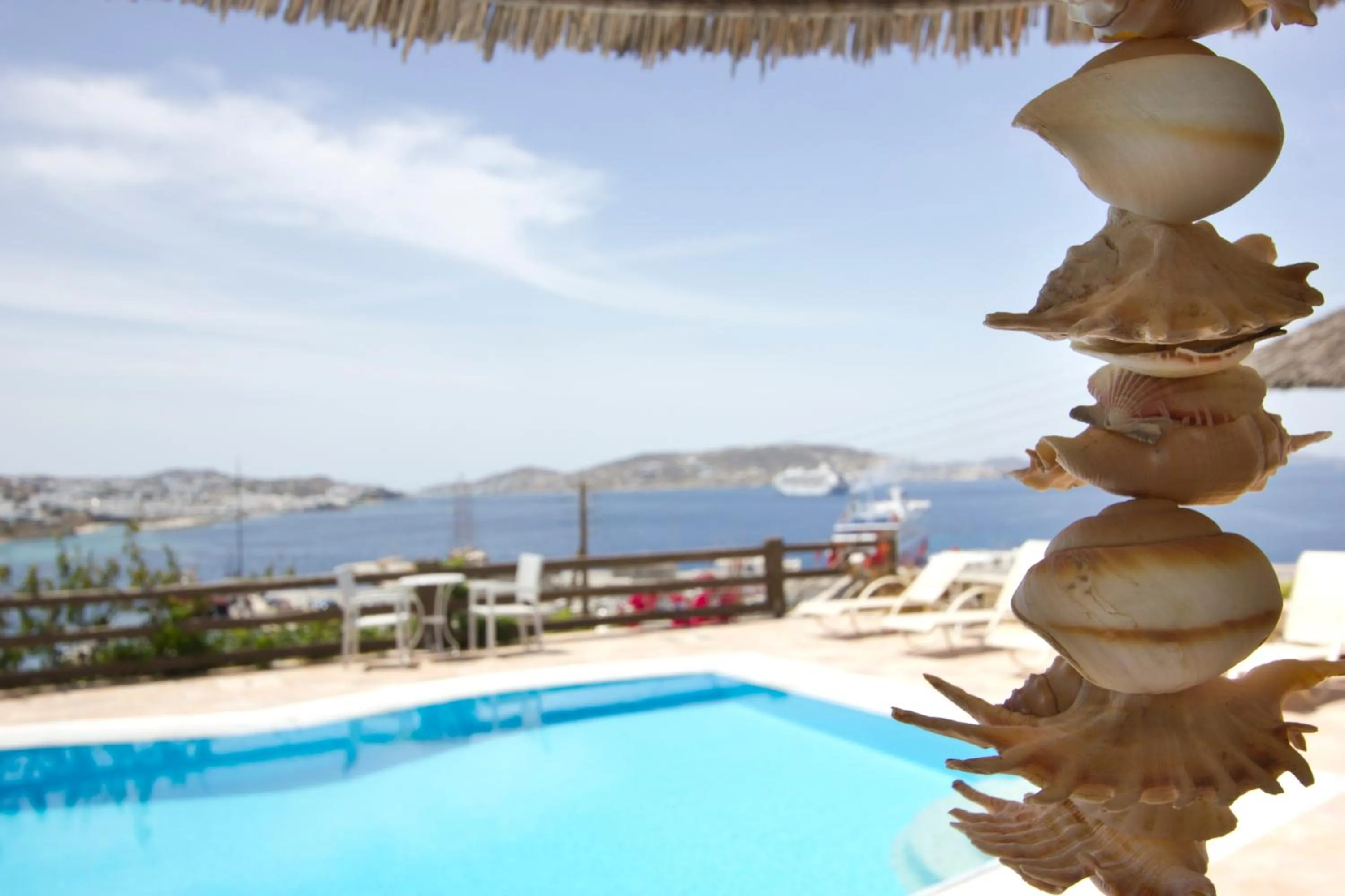 Pool view in Paradision Hotel