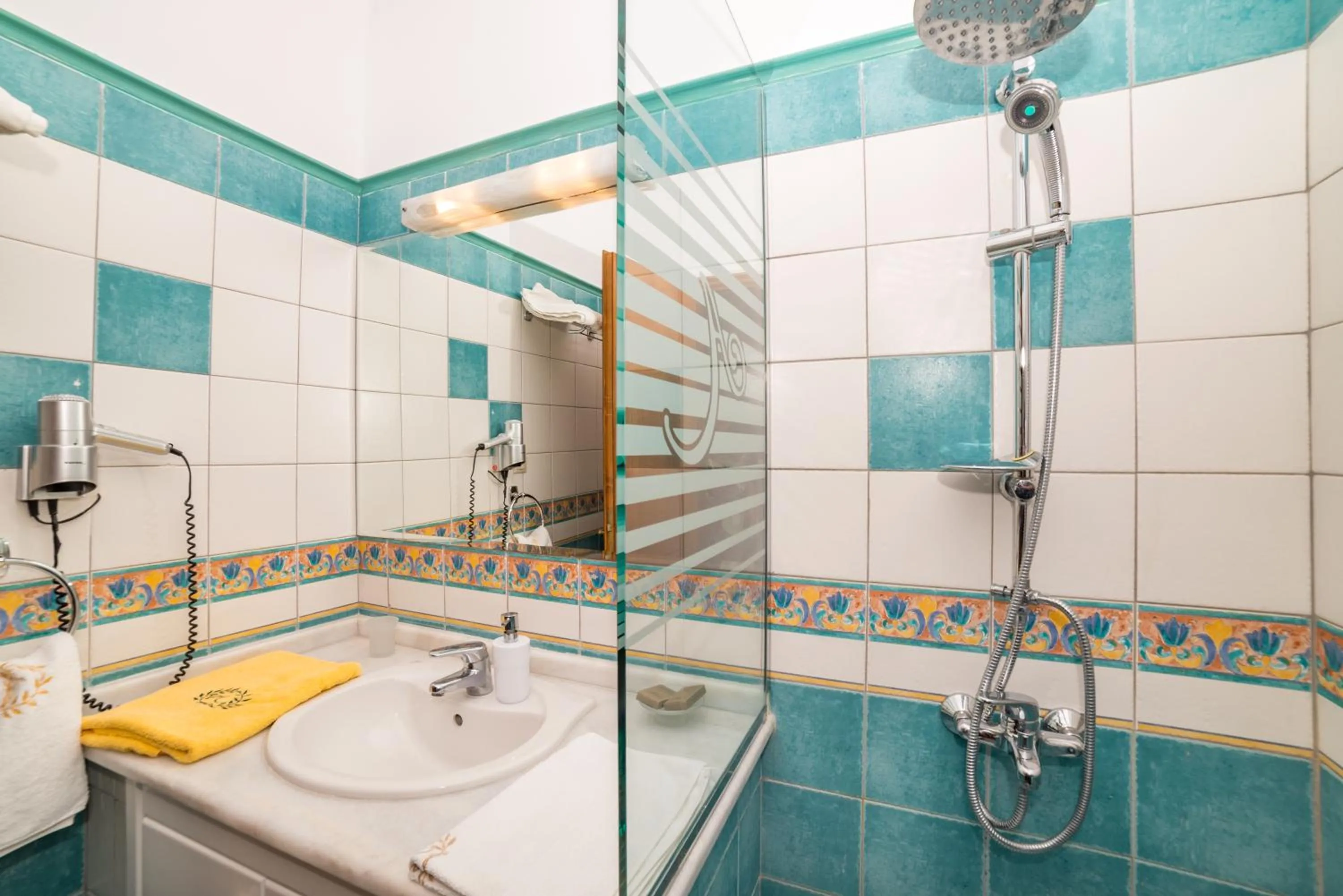 Bathroom in Andreolas Luxury Suites