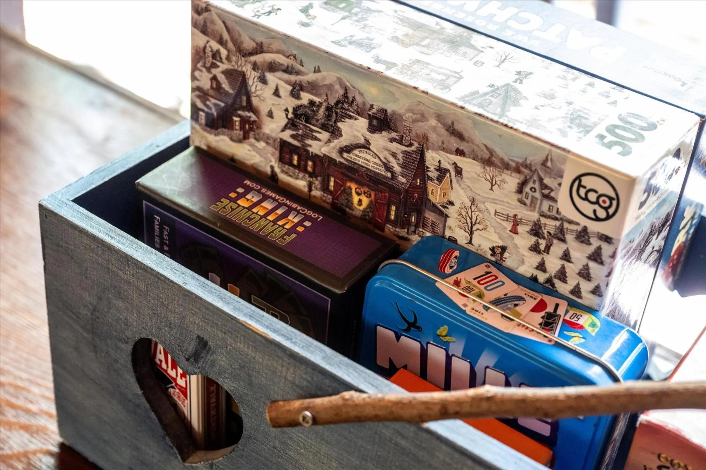 Game Room in Love Me Tender Studio Cabin