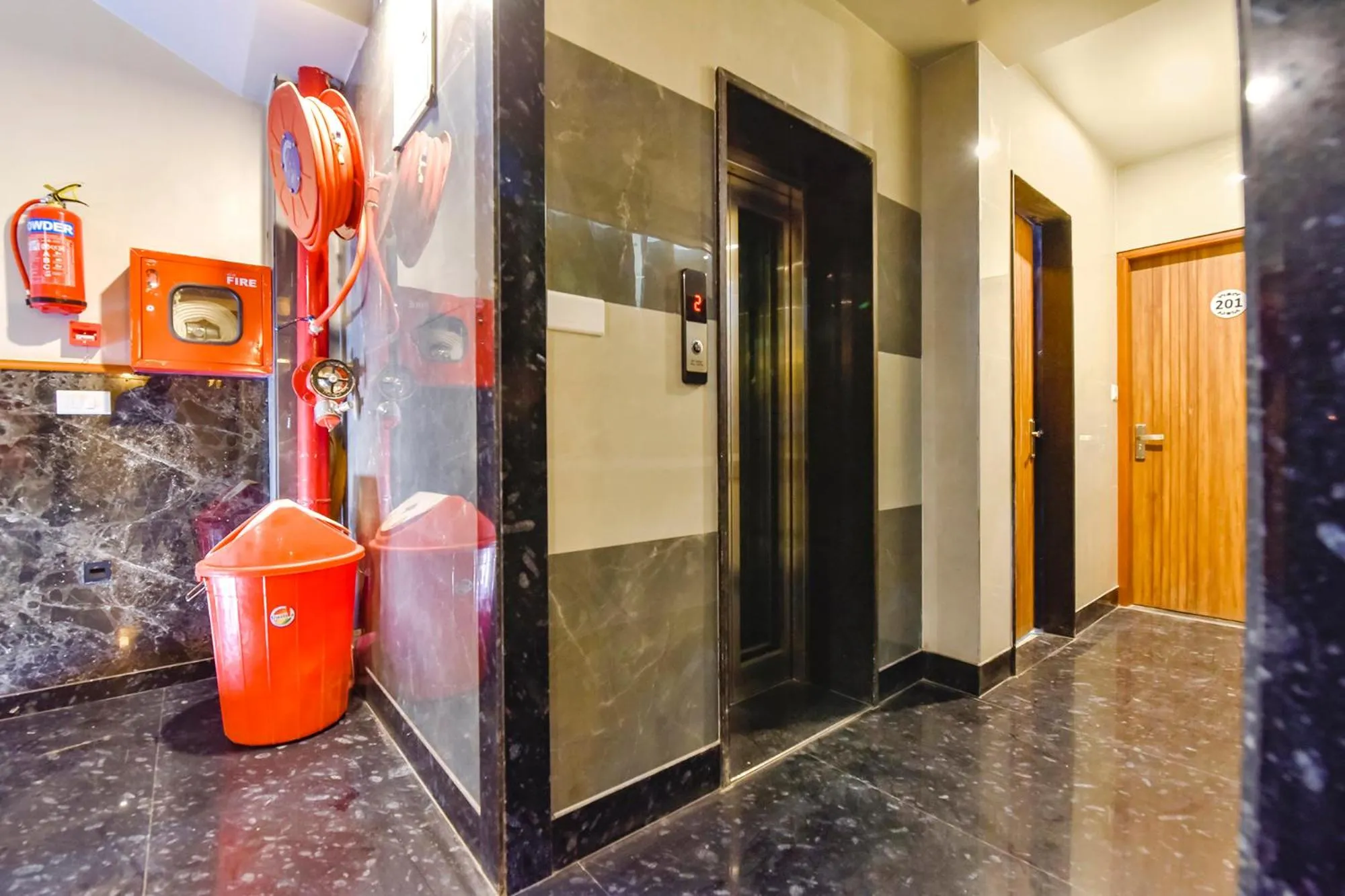 elevator in FabHotel KPL Prime