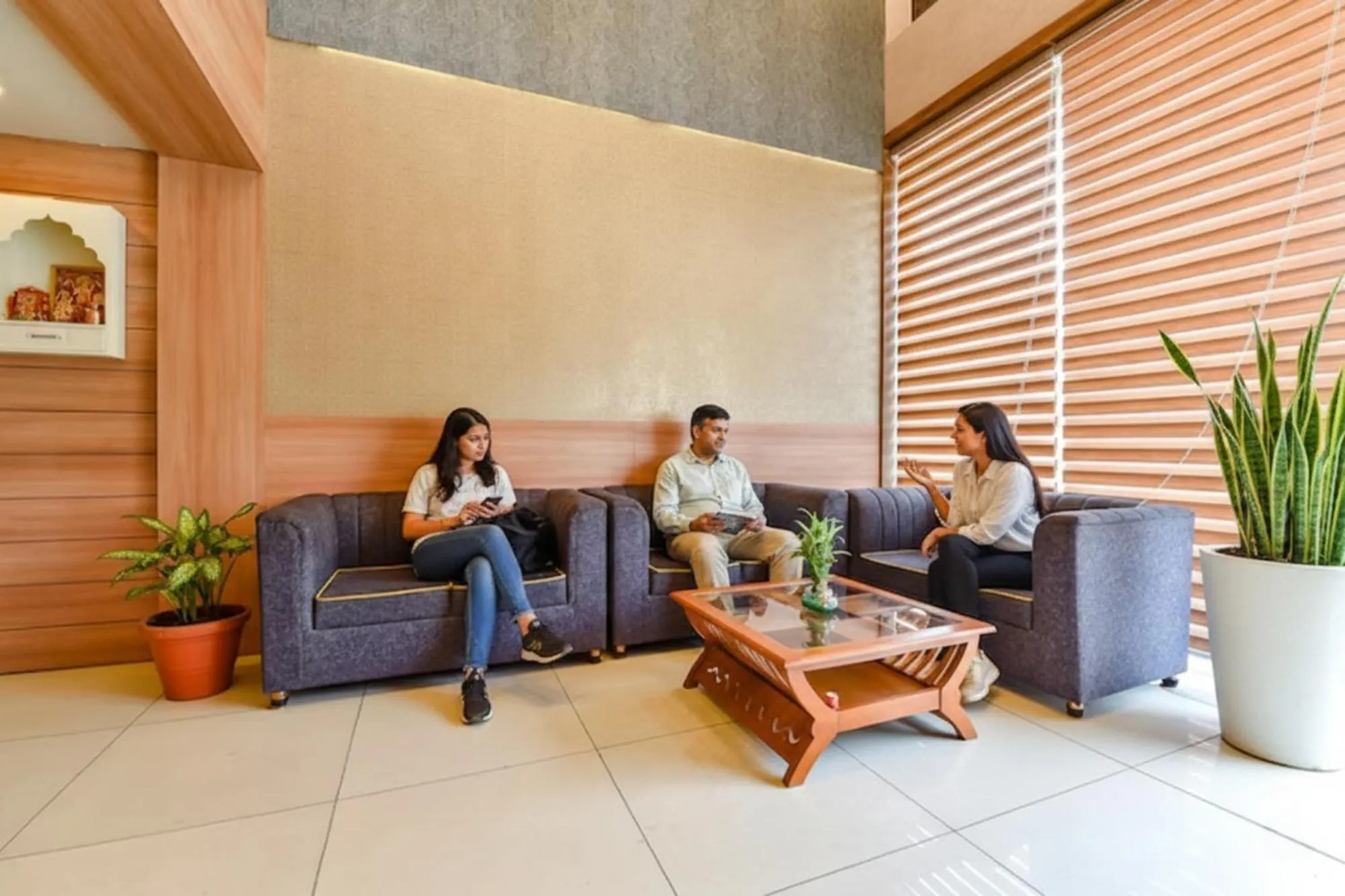 Seating area in FabHotel KPL Prime