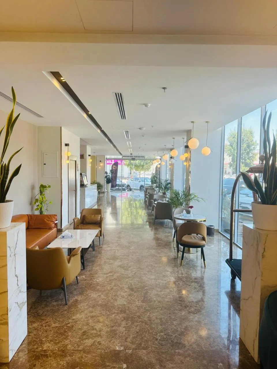 Lobby or reception in Al Ertiqaa Hotel