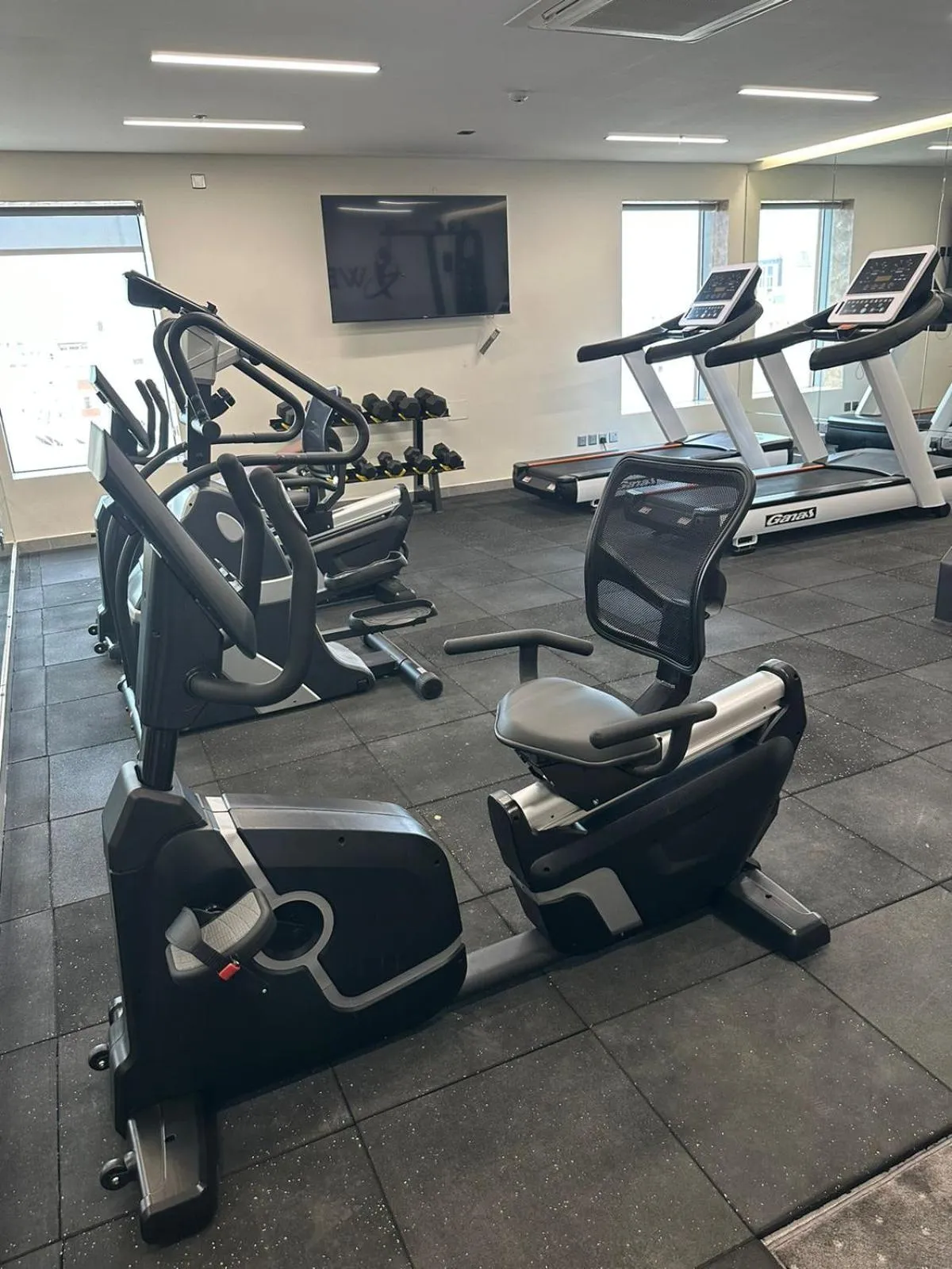 Fitness centre/facilities in Al Ertiqaa Hotel