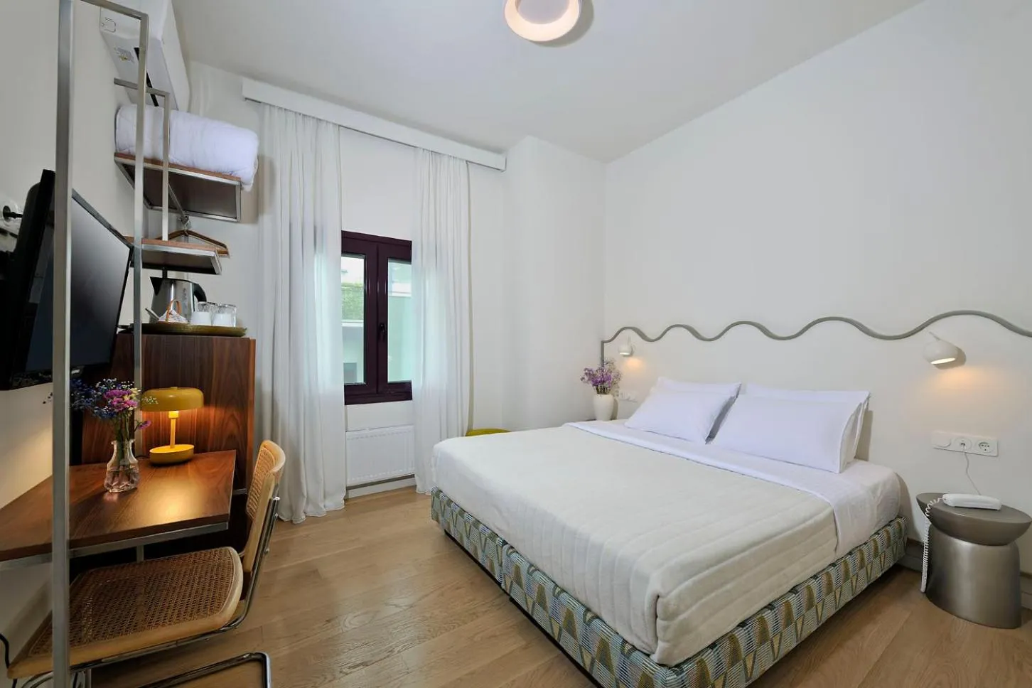 Bedroom, Bed in Dryades & Orion Hotel