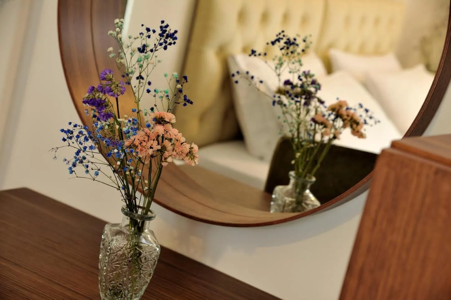 Bed in Dryades & Orion Hotel