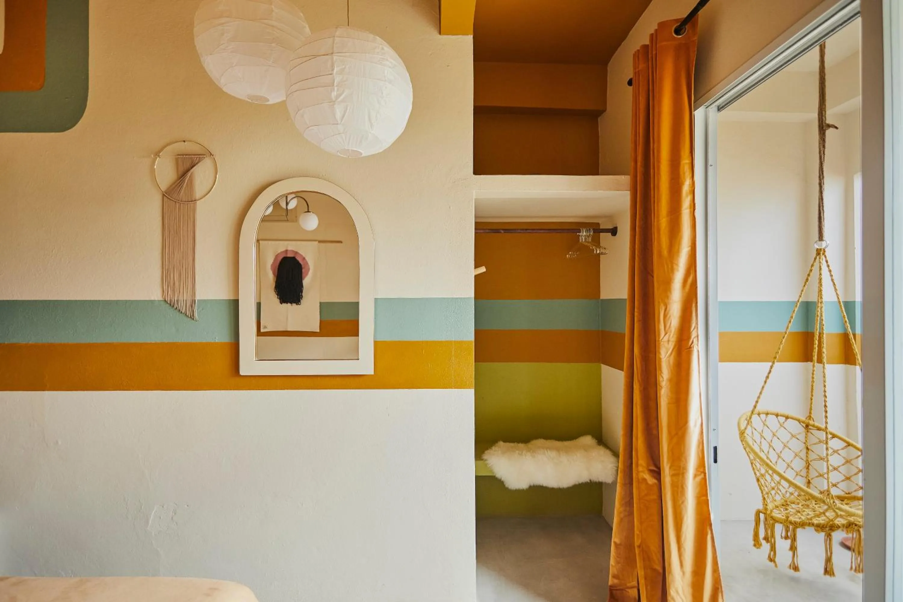 Bed in MOOD HAUS by DW - 70's Retro Stays