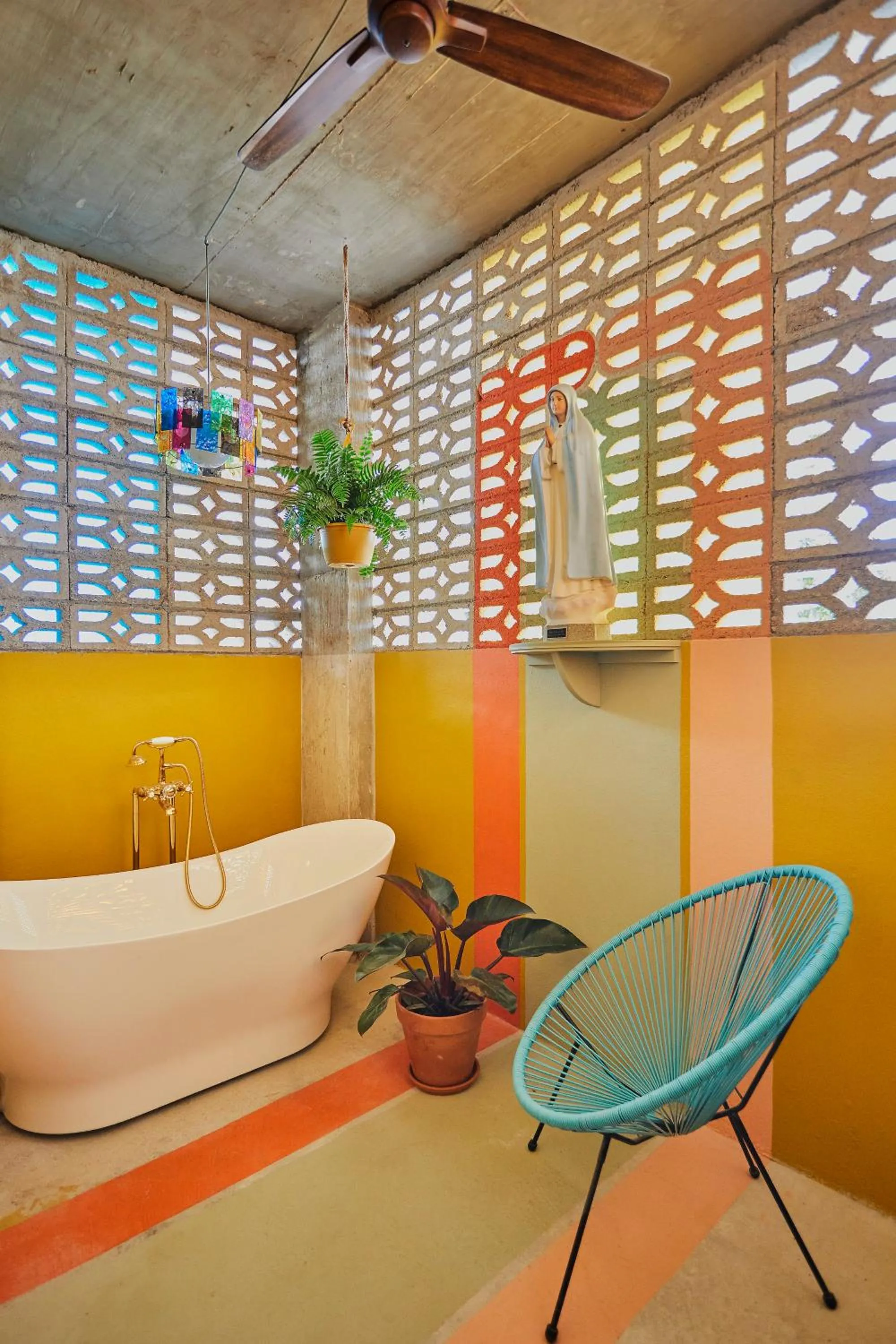 Bathroom in MOOD HAUS by DW - 70's Retro Stays