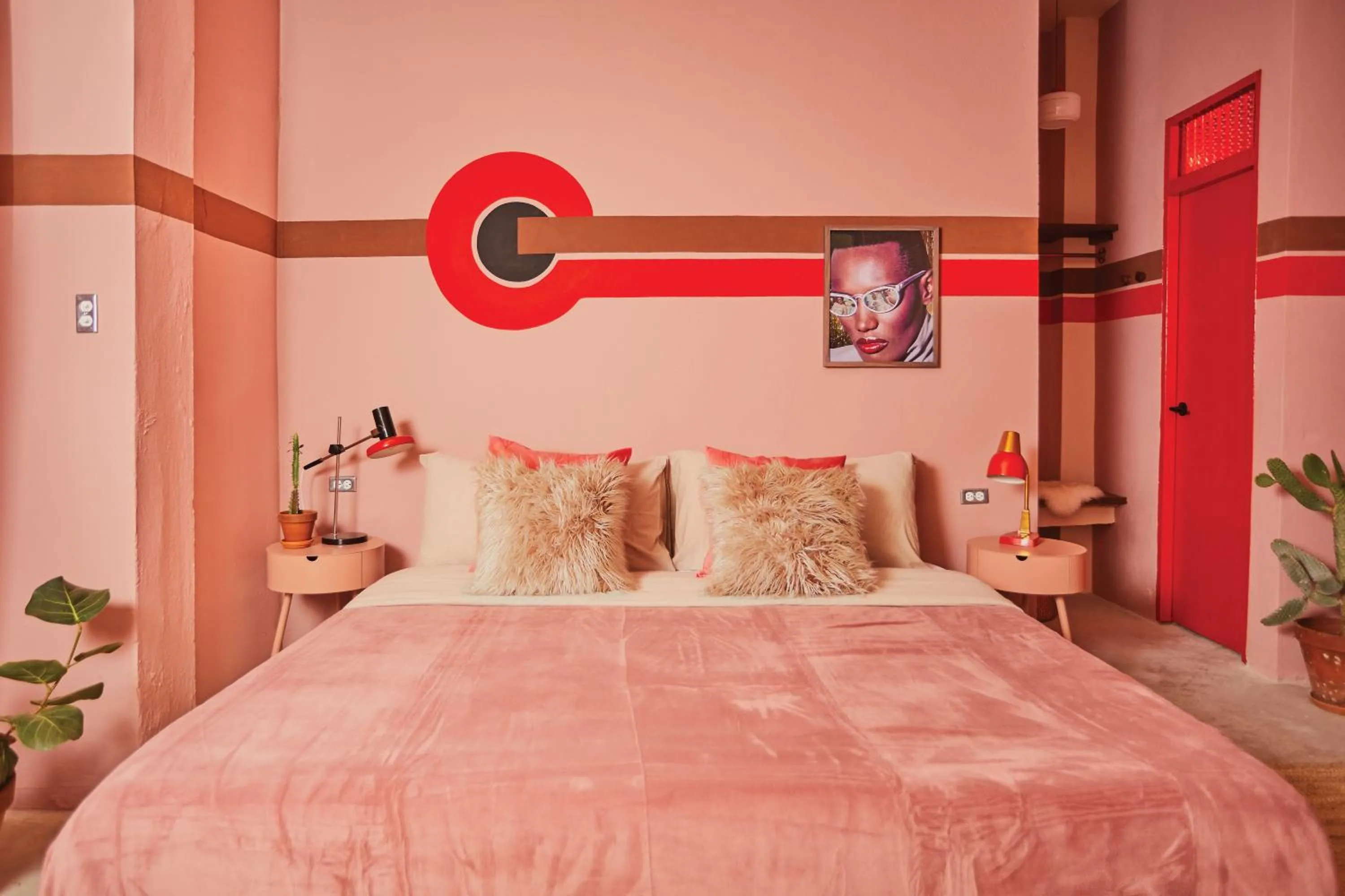 Bed in MOOD HAUS by DW - 70's Retro Stays