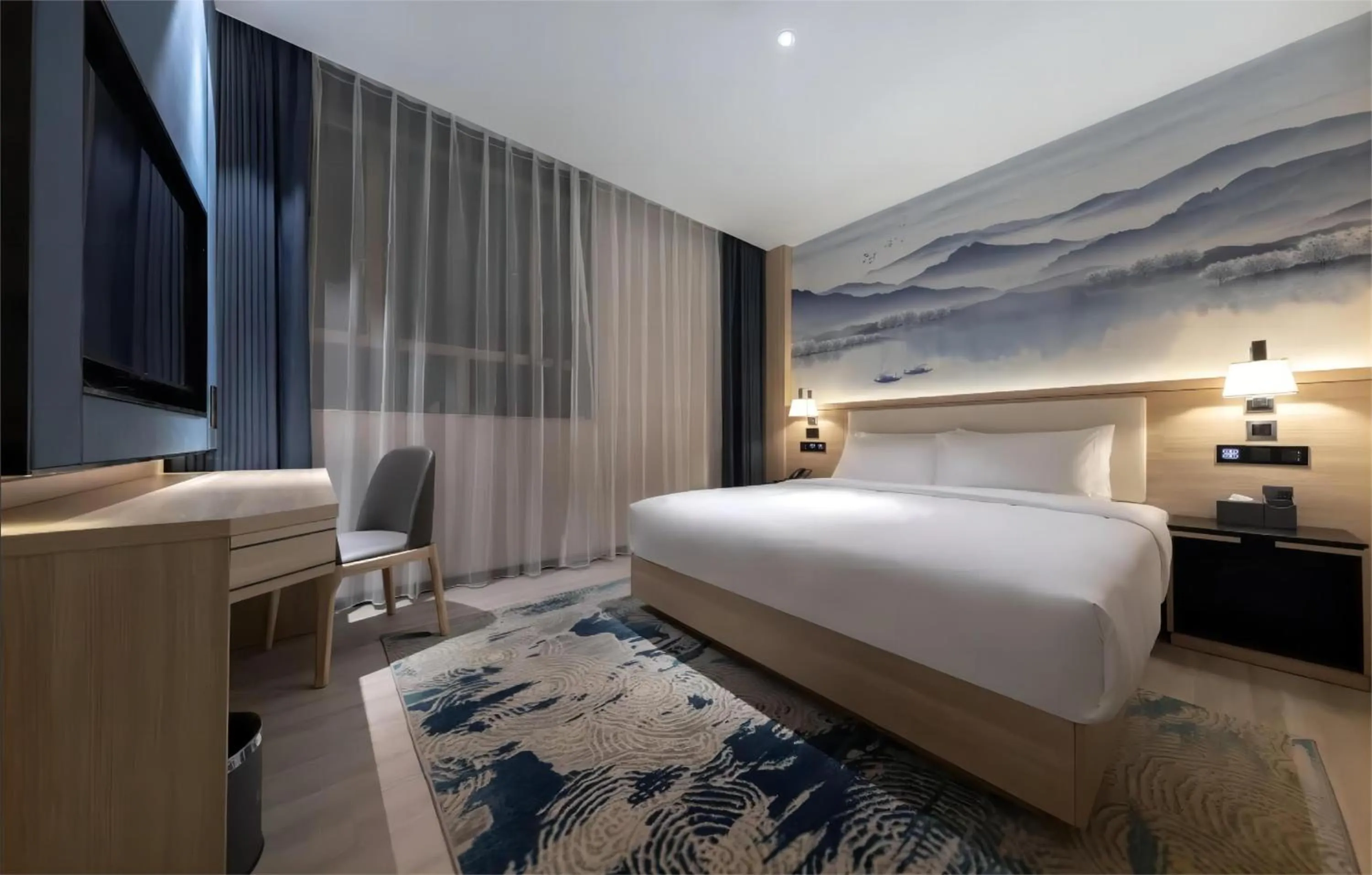 Bed in Ausotel by Argyle Baiyun International Airport Renhe Metro Exit B