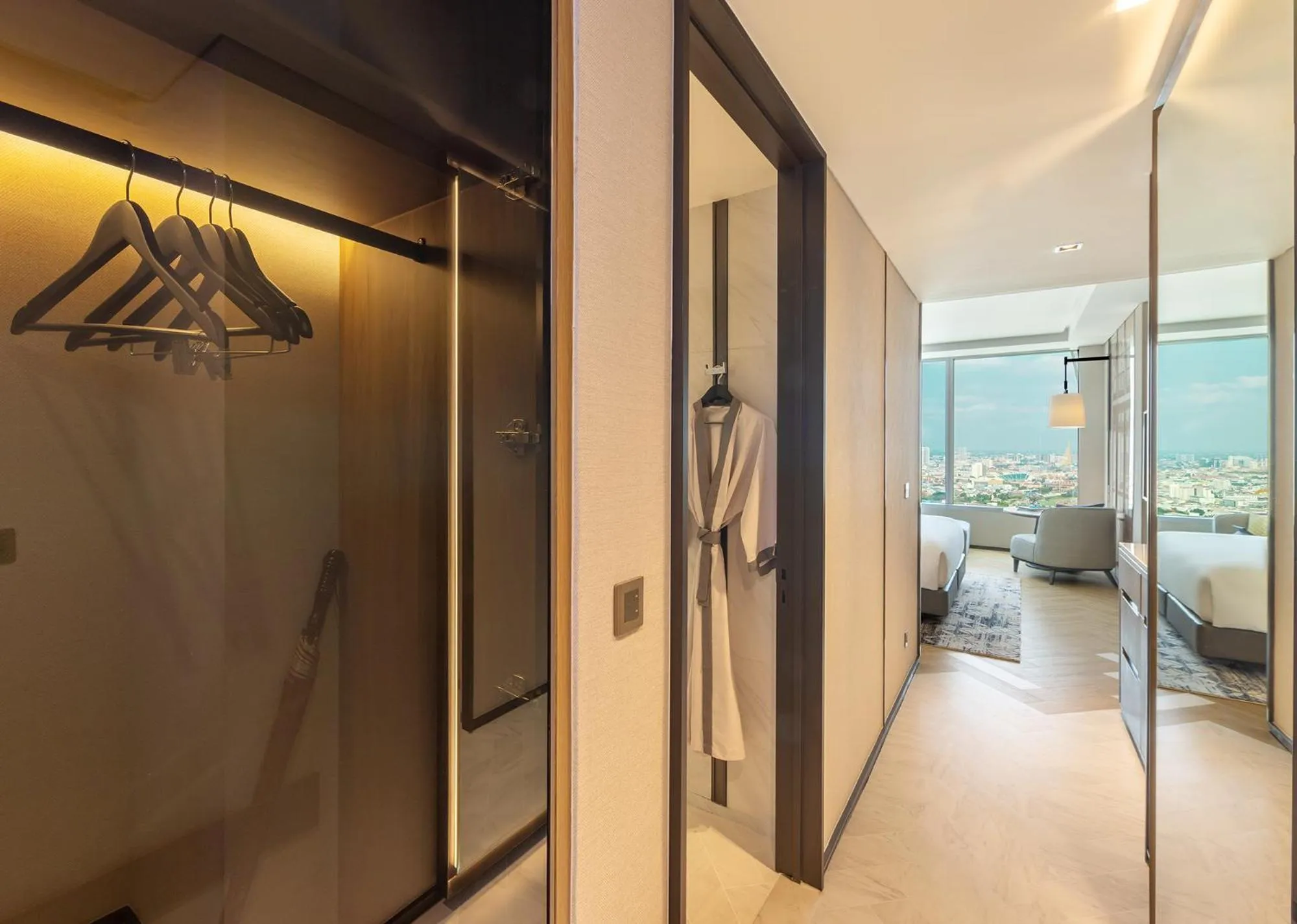 wardrobe in Eastin Grand Hotel Phayathai