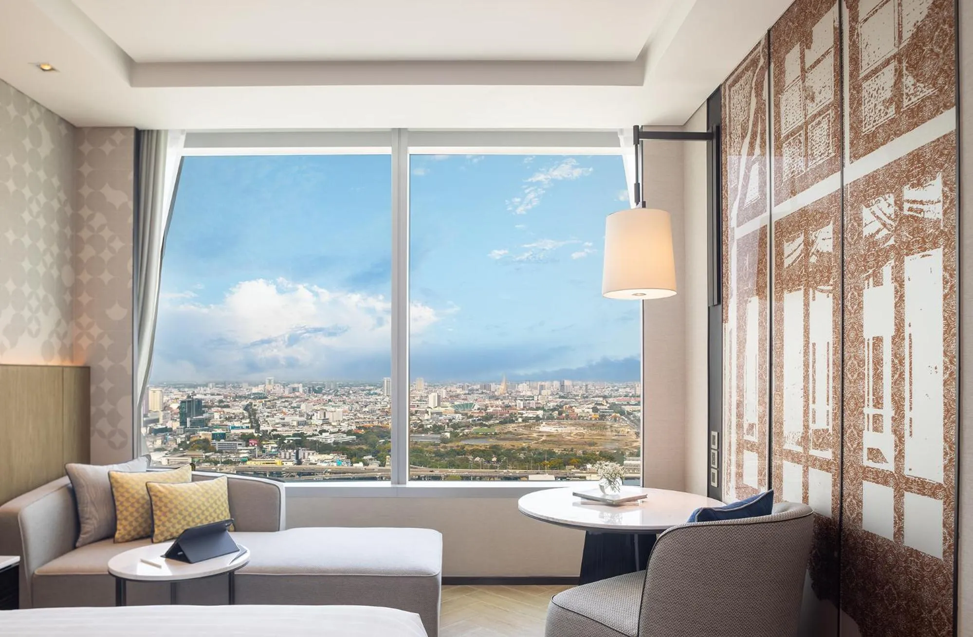 Seating area in Eastin Grand Hotel Phayathai