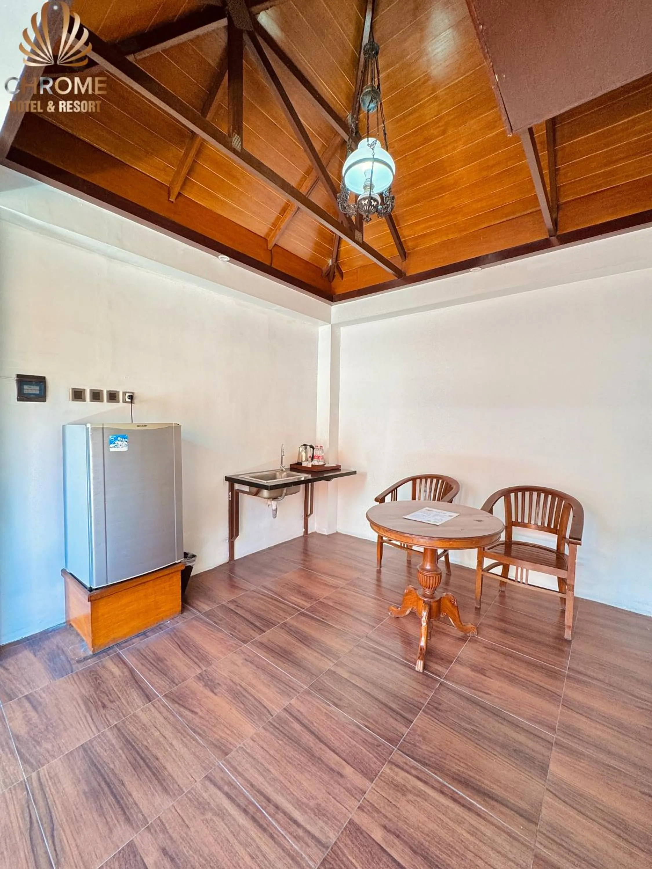 Seating area in chrome hotel & resort solo