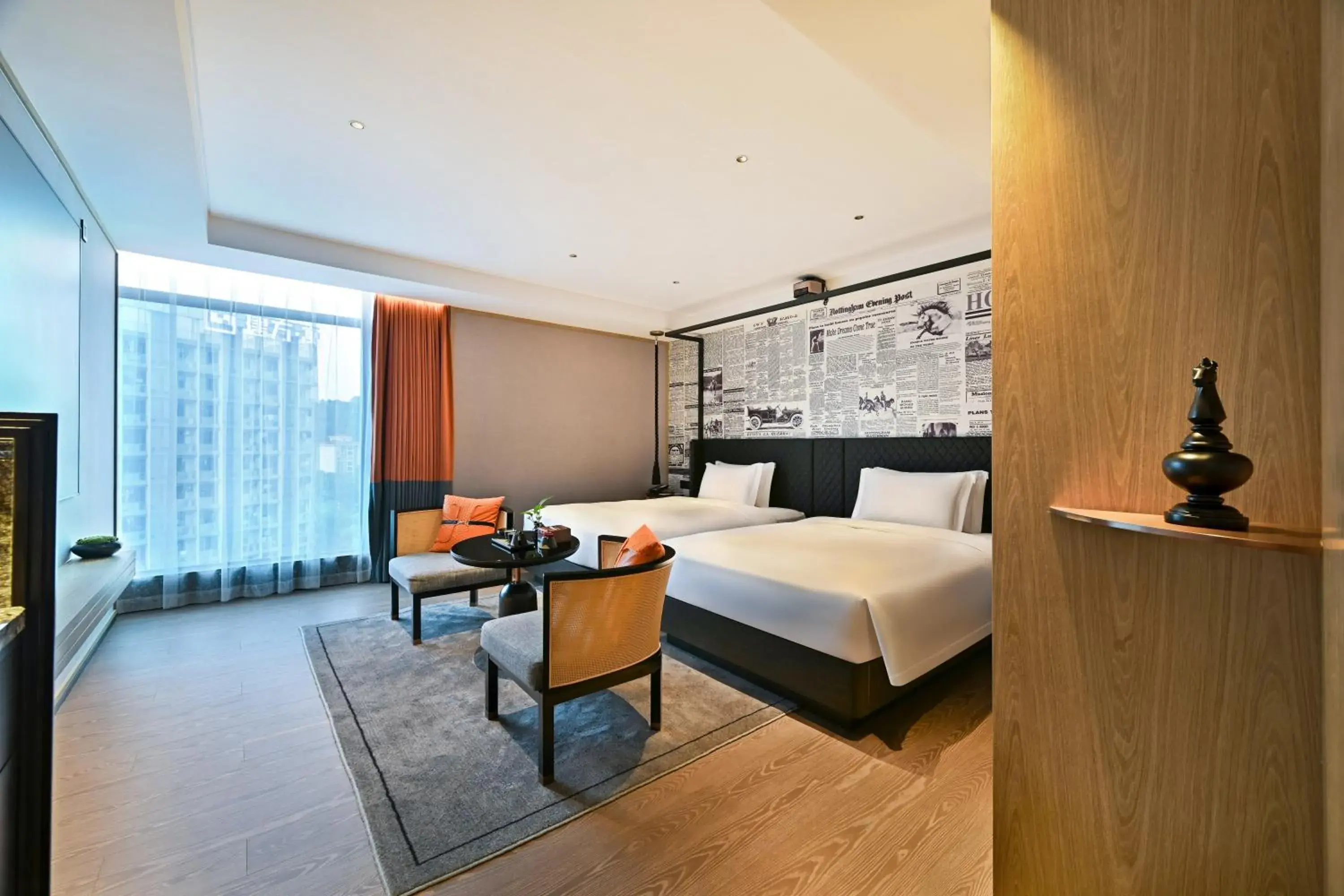 Superior Twin Room in Arthur Hotel Luogang Xiangang Metro Guangzhou-Free Breakfast and Free Afternoon Tea Superior Twin Room in Arthur Hotel Luogang Xiangang Metro Guangzhou-Free Breakfast and Free Afternoon Tea