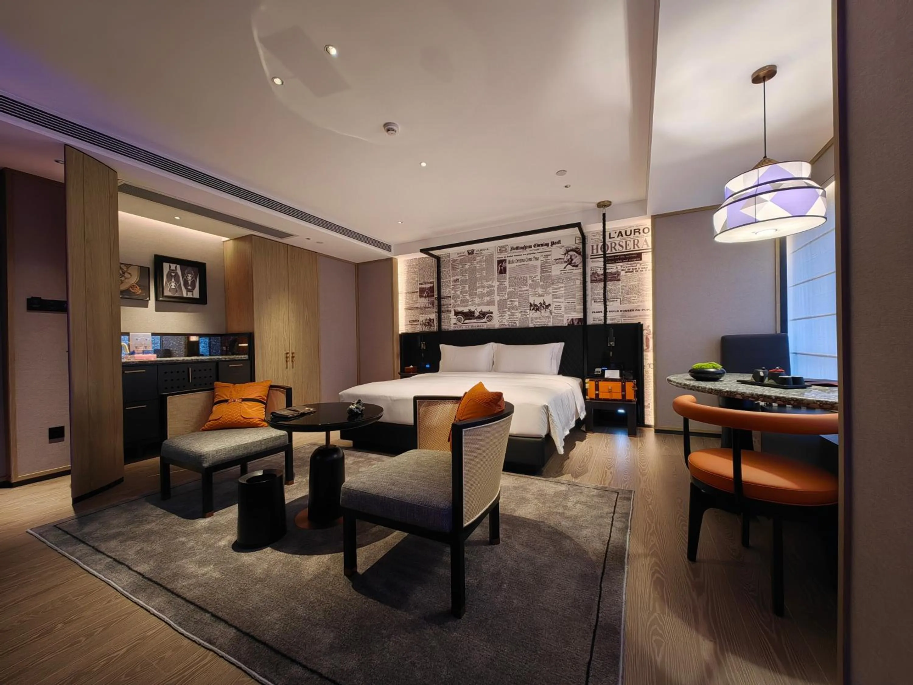 Living room in Arthur Hotel Luogang Xiangang Metro Guangzhou-Free Breakfast and Free Afternoon Tea