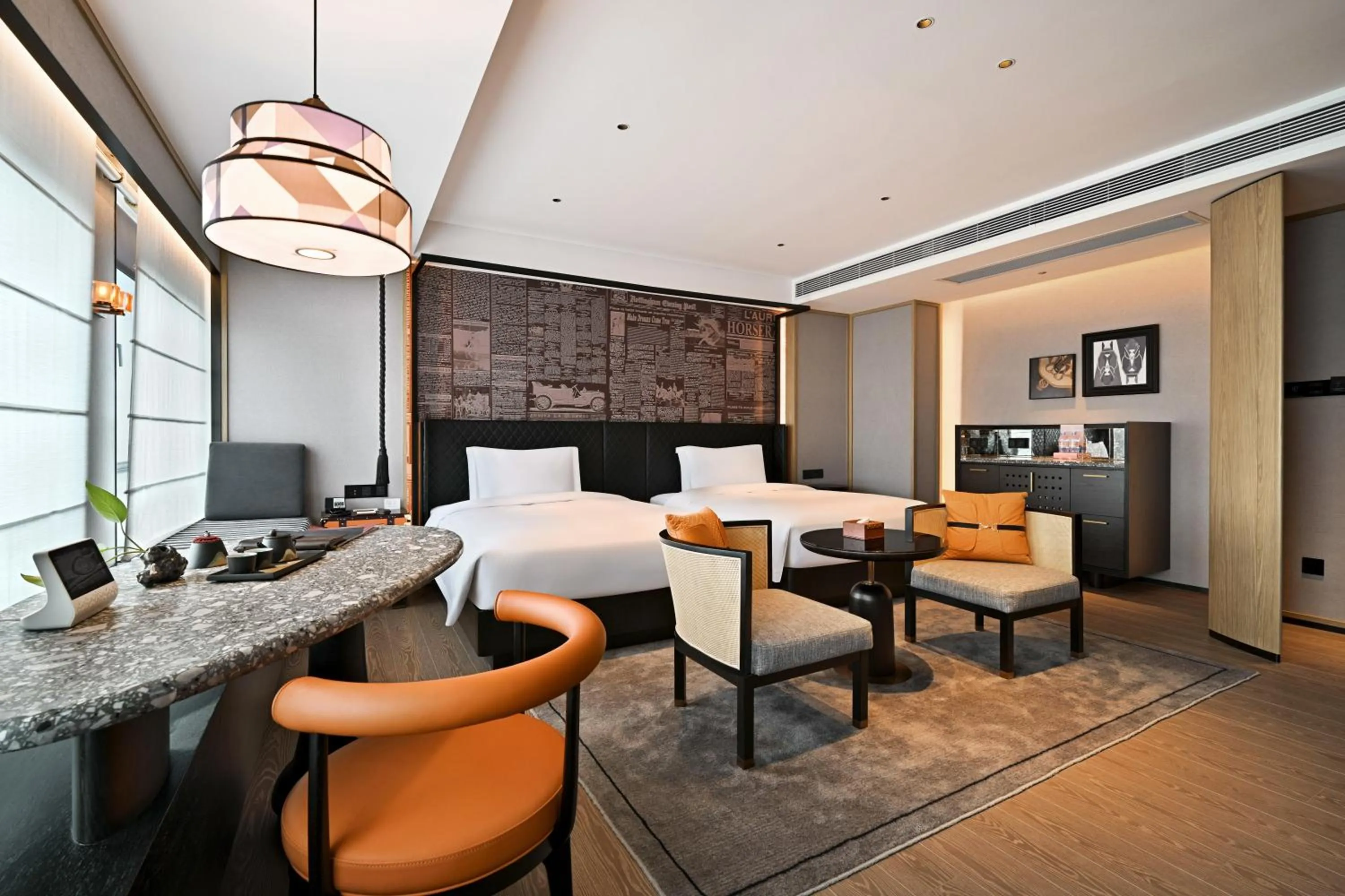 Living room in Arthur Hotel Luogang Xiangang Metro Guangzhou-Free Breakfast and Free Afternoon Tea