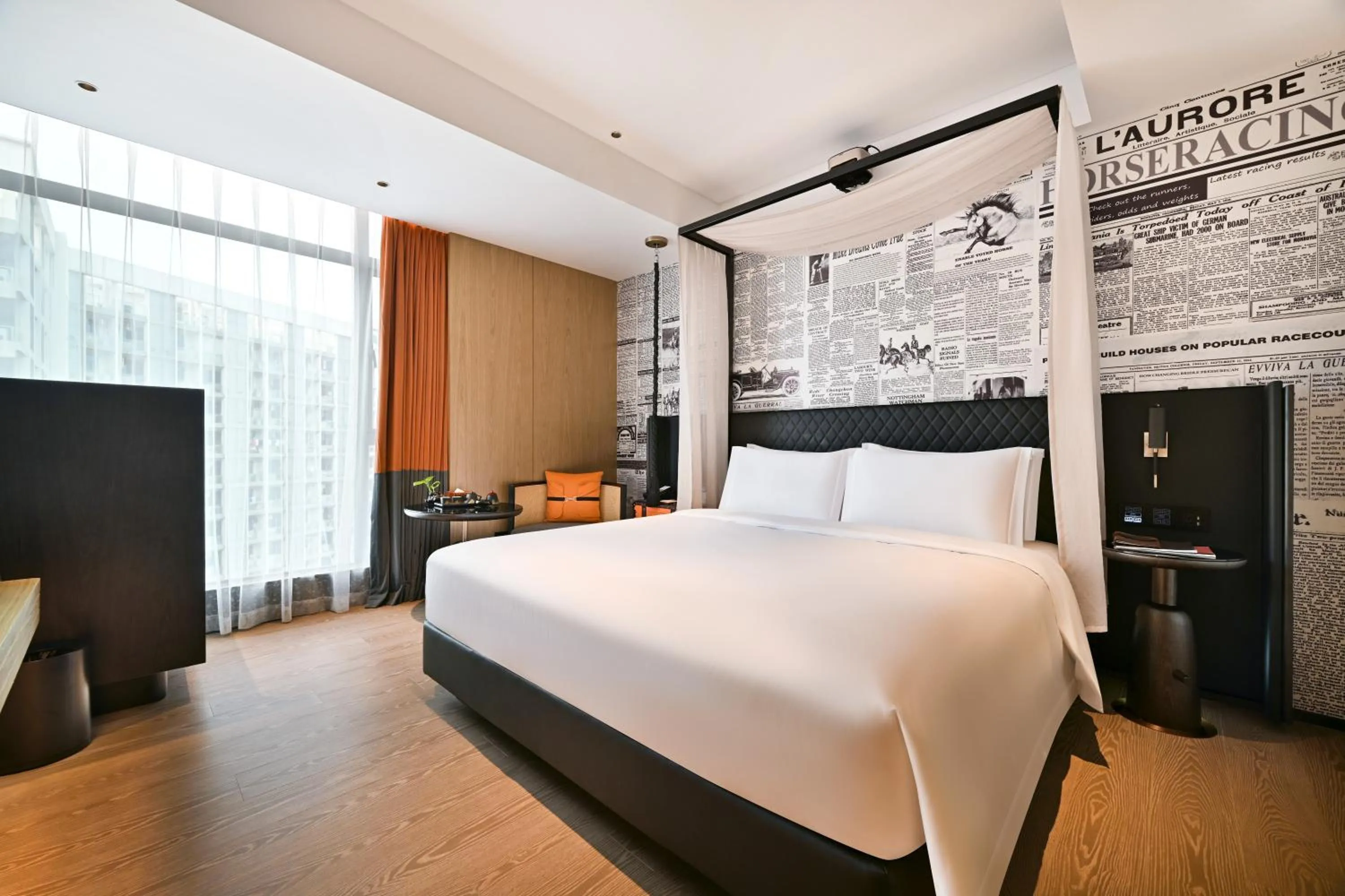 Photo of the whole room, Bed in Arthur Hotel Luogang Xiangang Metro Guangzhou-Free Breakfast and Free Afternoon Tea