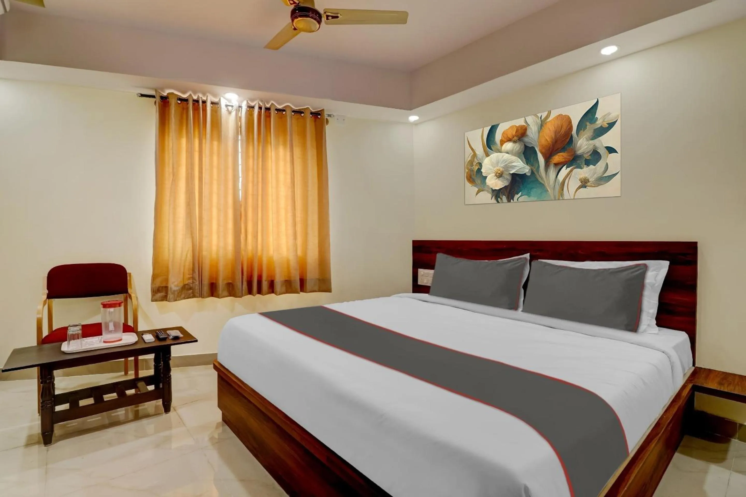 Bedroom, Bed in Collection O Hemadri Residency