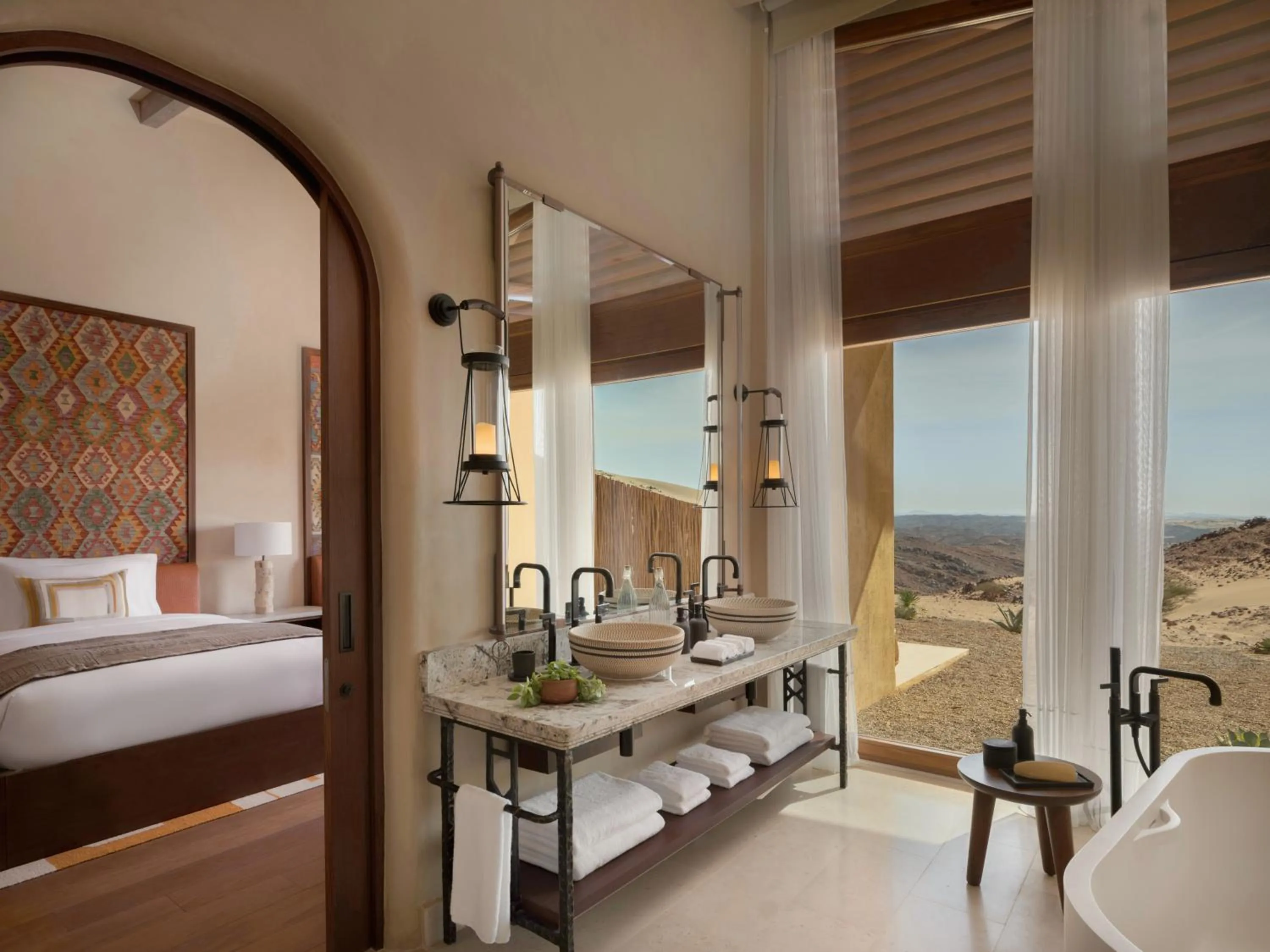 Bed in Six Senses Southern Dunes, The Red Sea