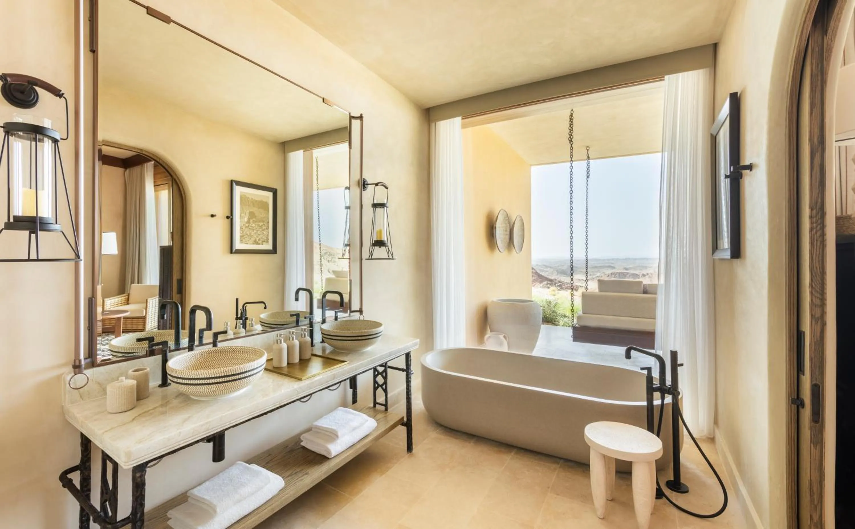 Bathroom in Six Senses Southern Dunes, The Red Sea