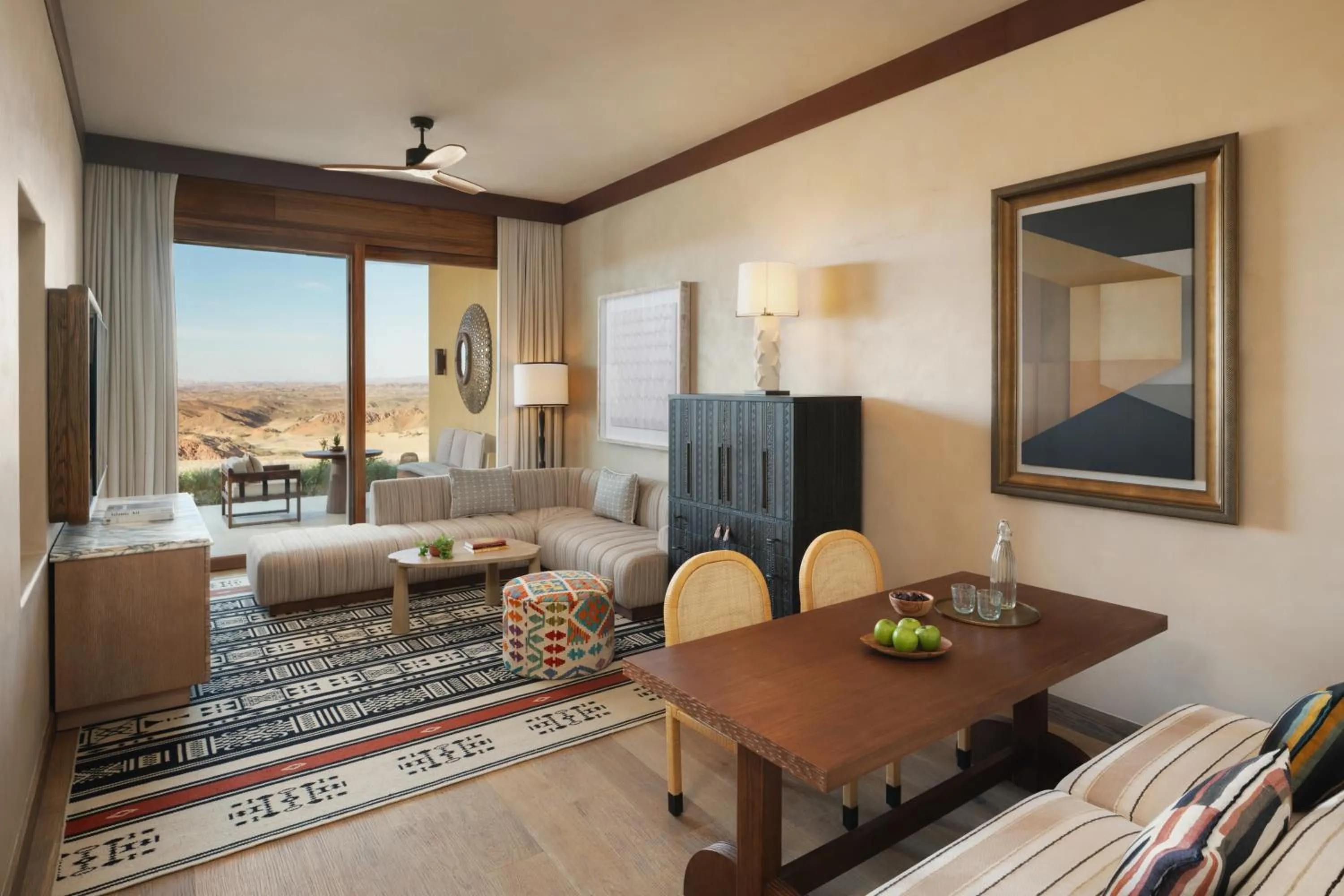 Seating area in Six Senses Southern Dunes, The Red Sea