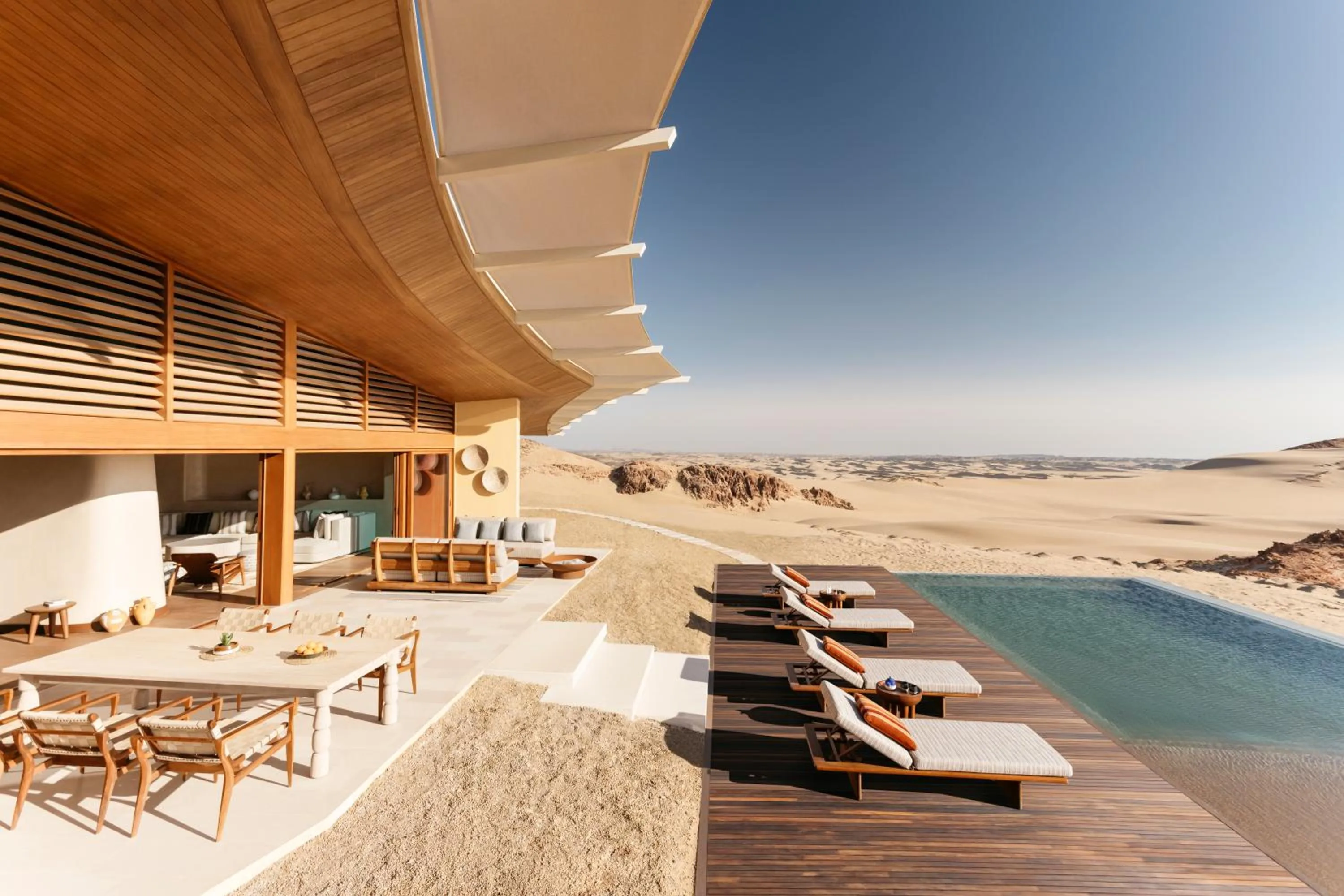 Patio in Six Senses Southern Dunes, The Red Sea
