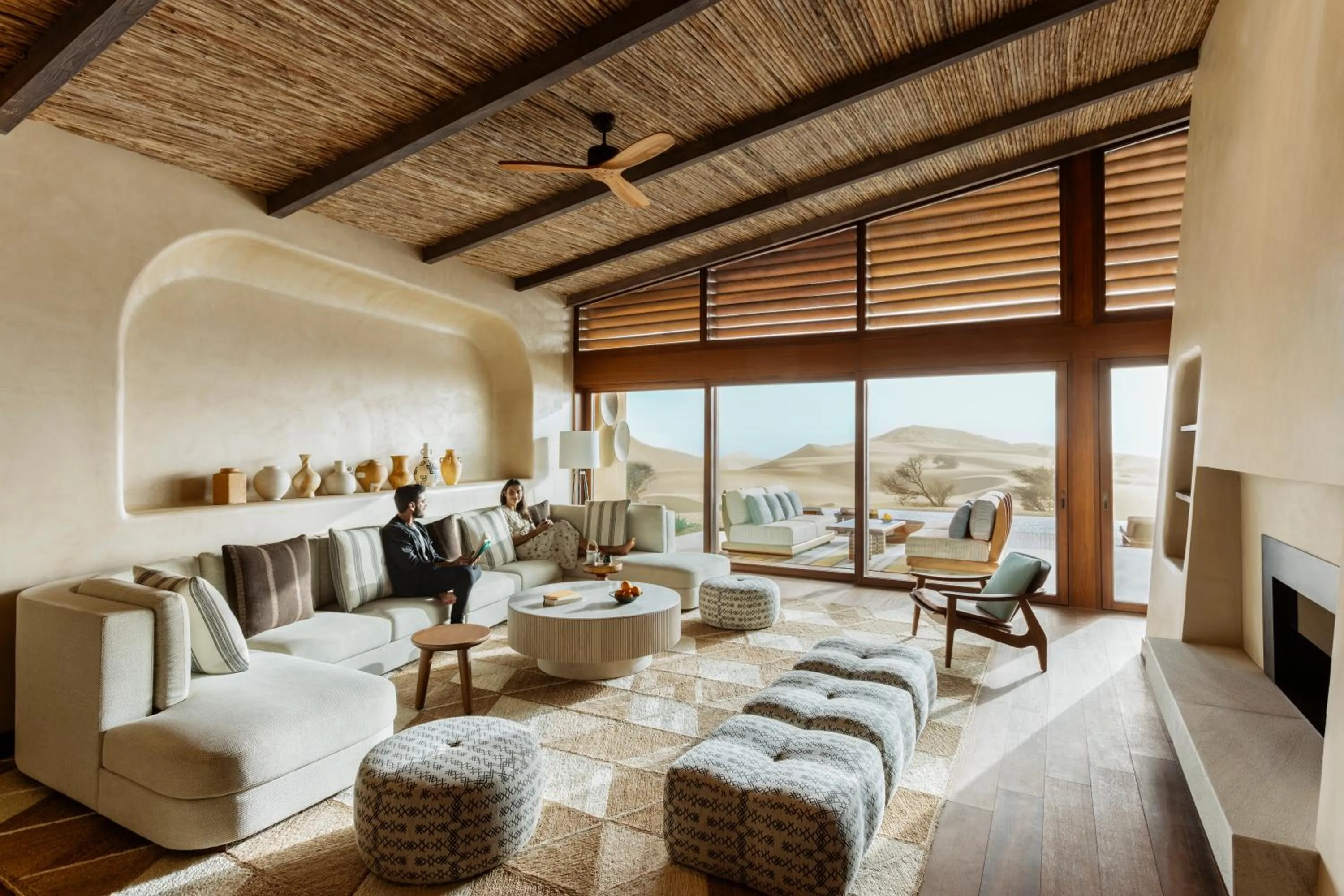 Living room in Six Senses Southern Dunes, The Red Sea