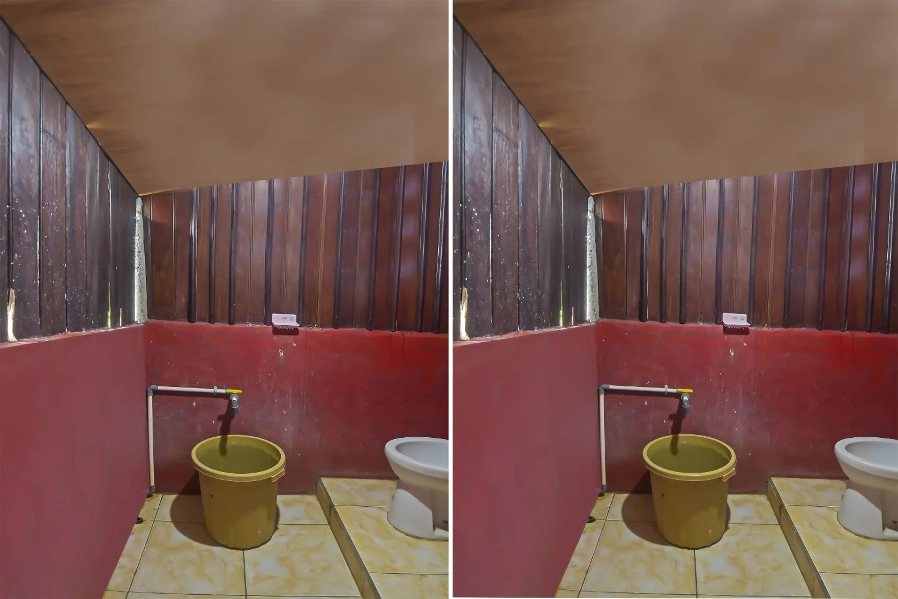 Bathroom in Hotel O Filadelfia Resto & Penginapan Near Benteng Moraya