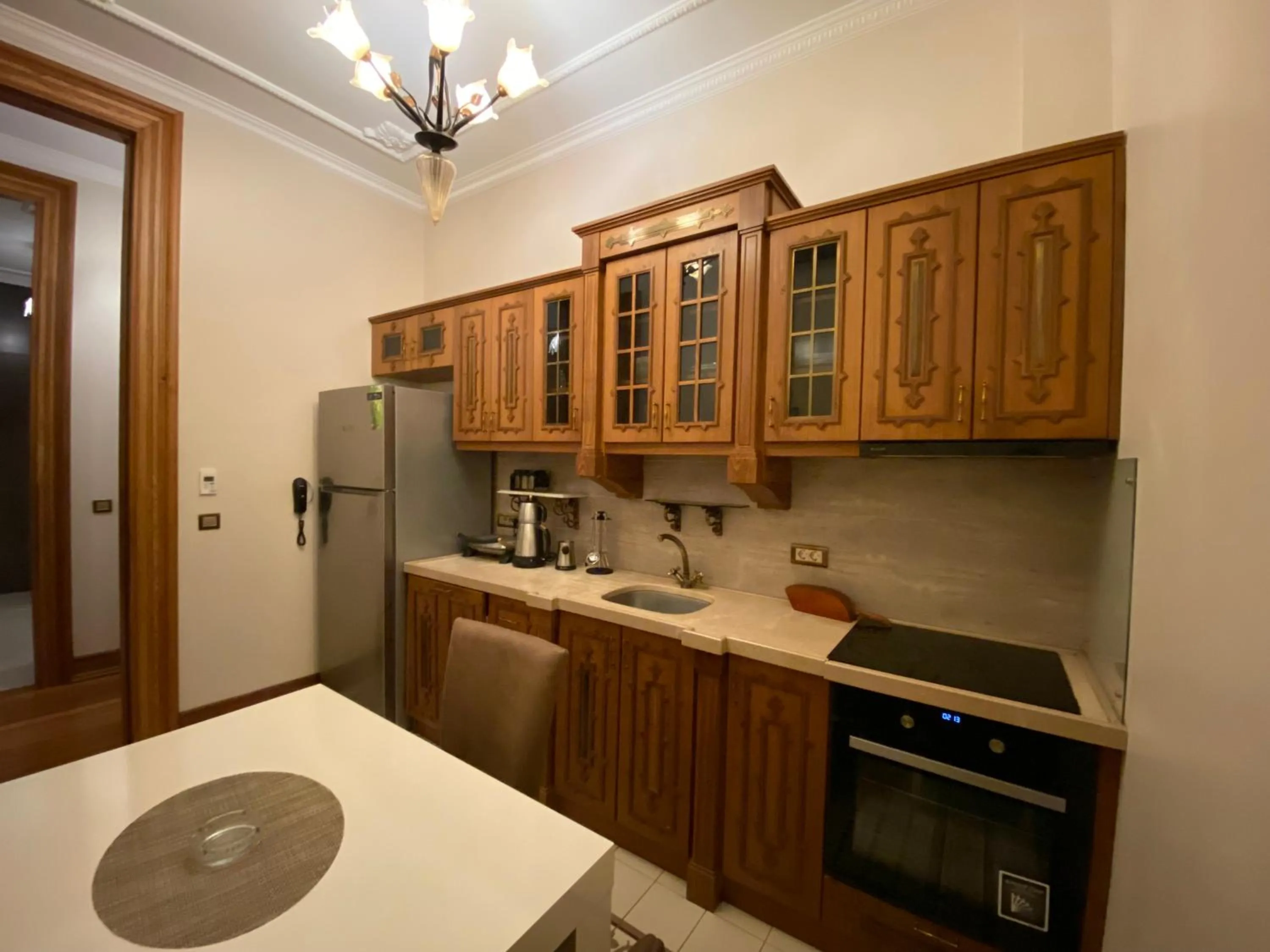 Kitchen or kitchenette in Aslan Residence