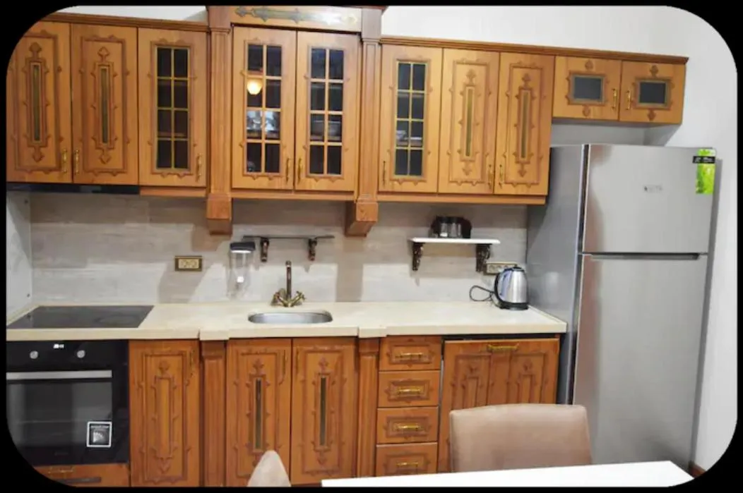 Kitchen or kitchenette in Aslan Residence