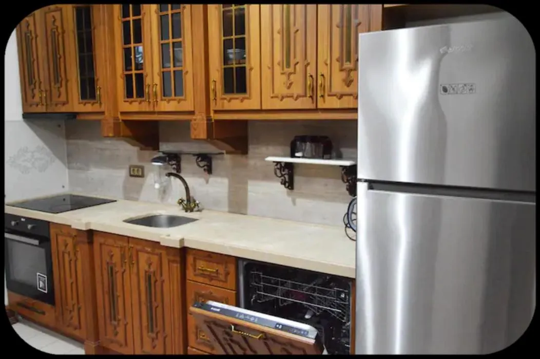 Kitchen or kitchenette in Aslan Residence