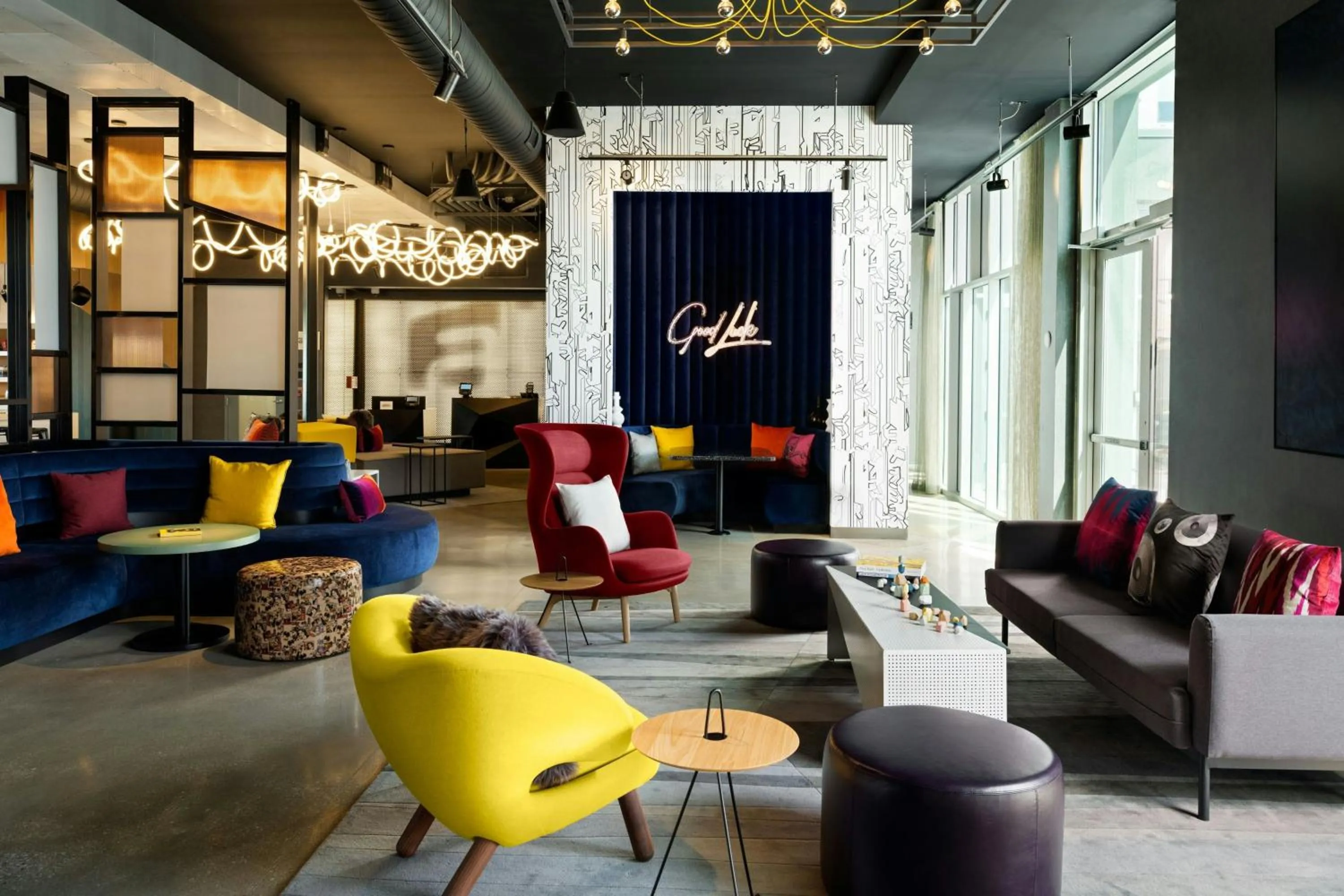 Lobby or reception in Aloft Henderson