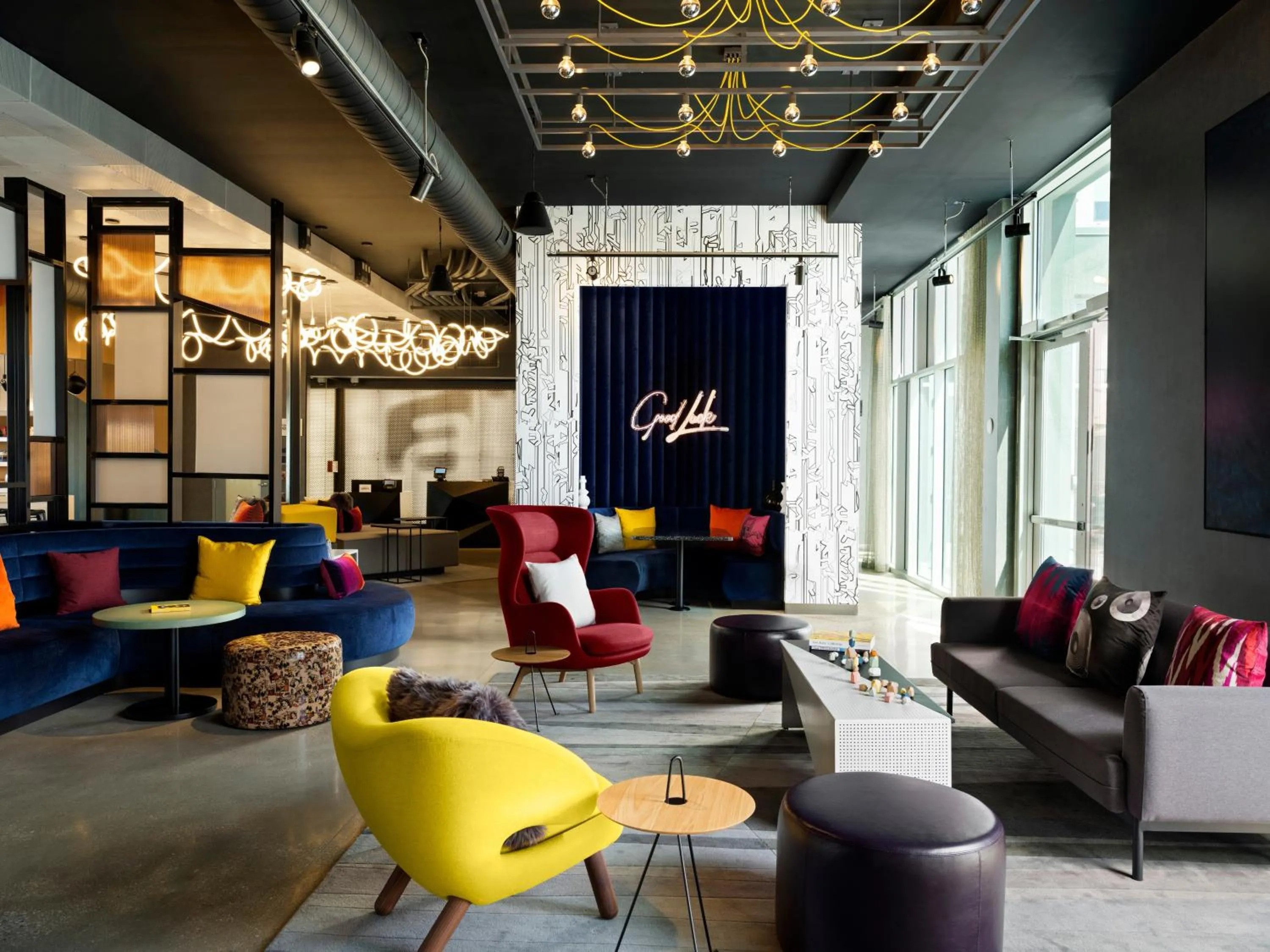 Lobby or reception in Aloft Henderson