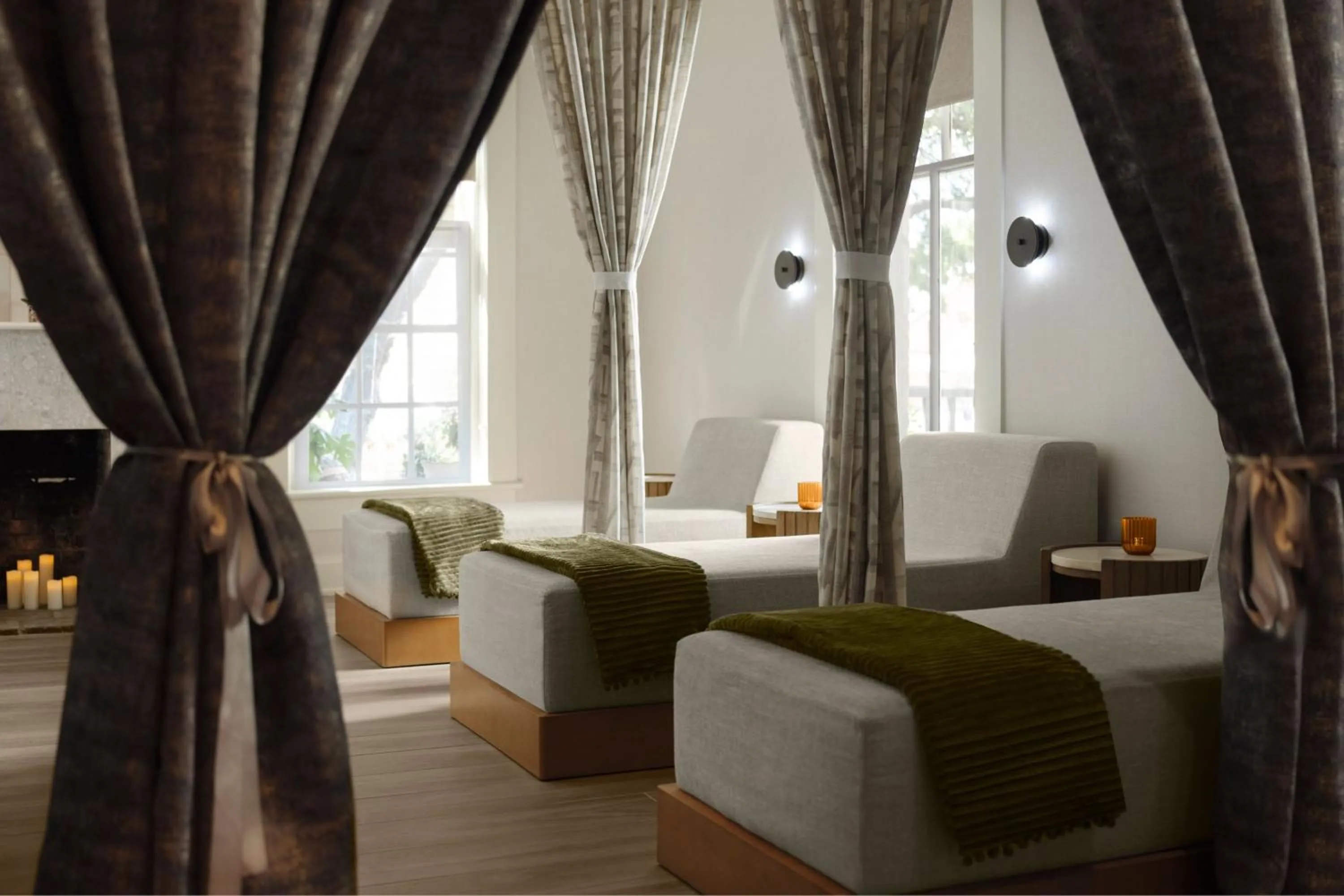 Lounge or bar, Bed in Plaza San Antonio Hotel & Spa, Autograph Collection